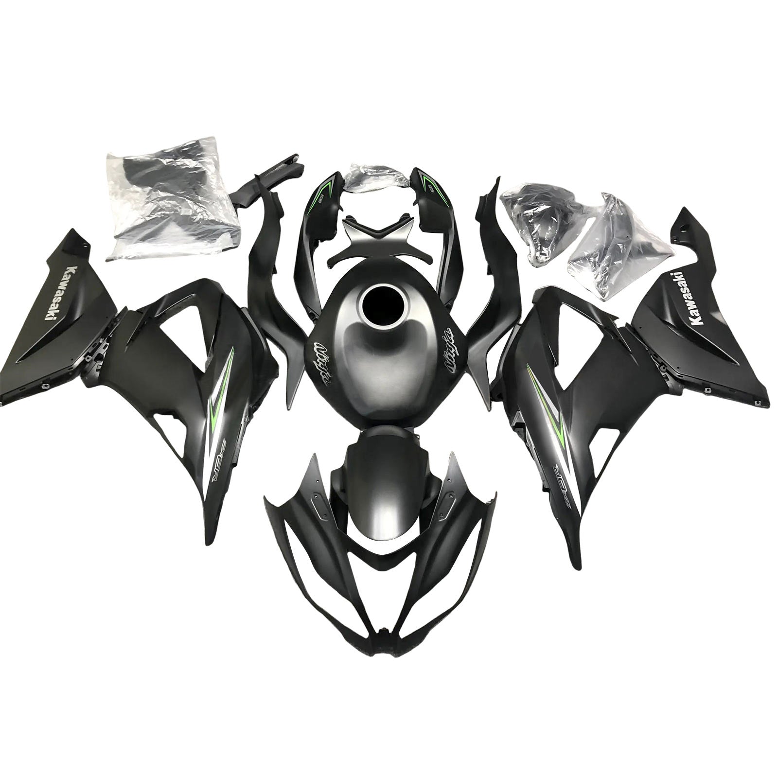 2013-2018 KAWASAKI ZX6R 636 Injektionsmässa Kit Bodywork Plastic ABS