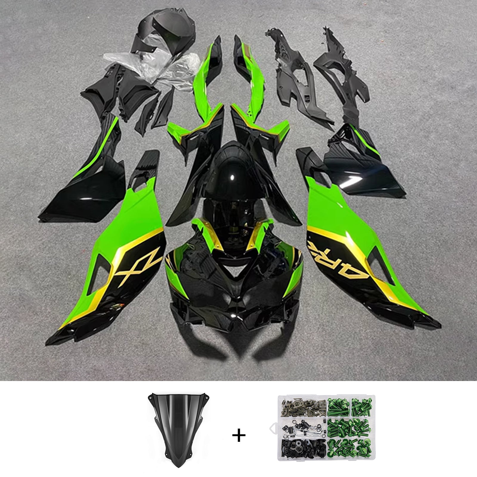 Injection Fairing Kit fit For Kawasaki Ninja ZX-25R ZX-4R ZX-4RR 2019-2025