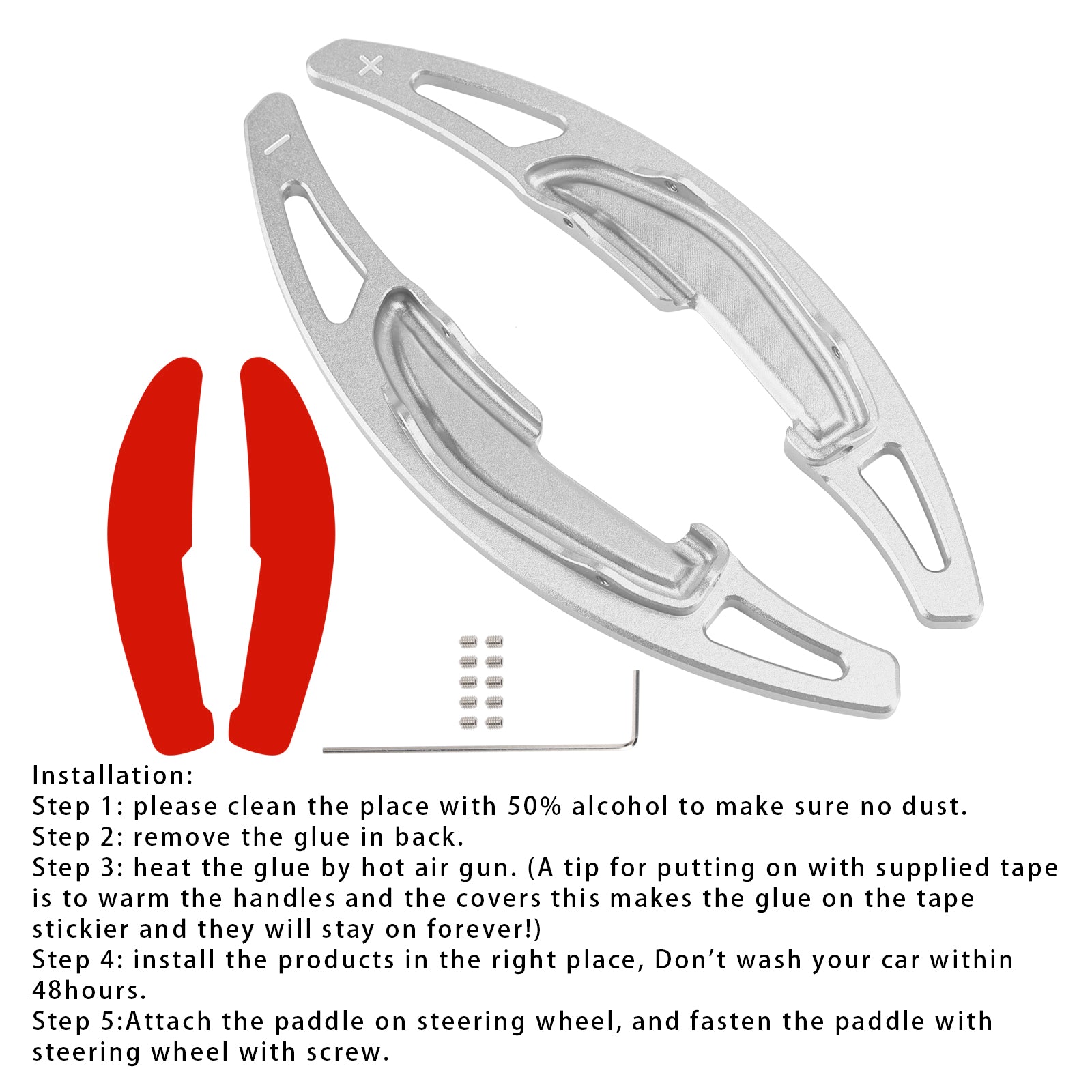 Ratthjulets skifterforlengelse for BMW M3 M4 x5m x6m aluminium