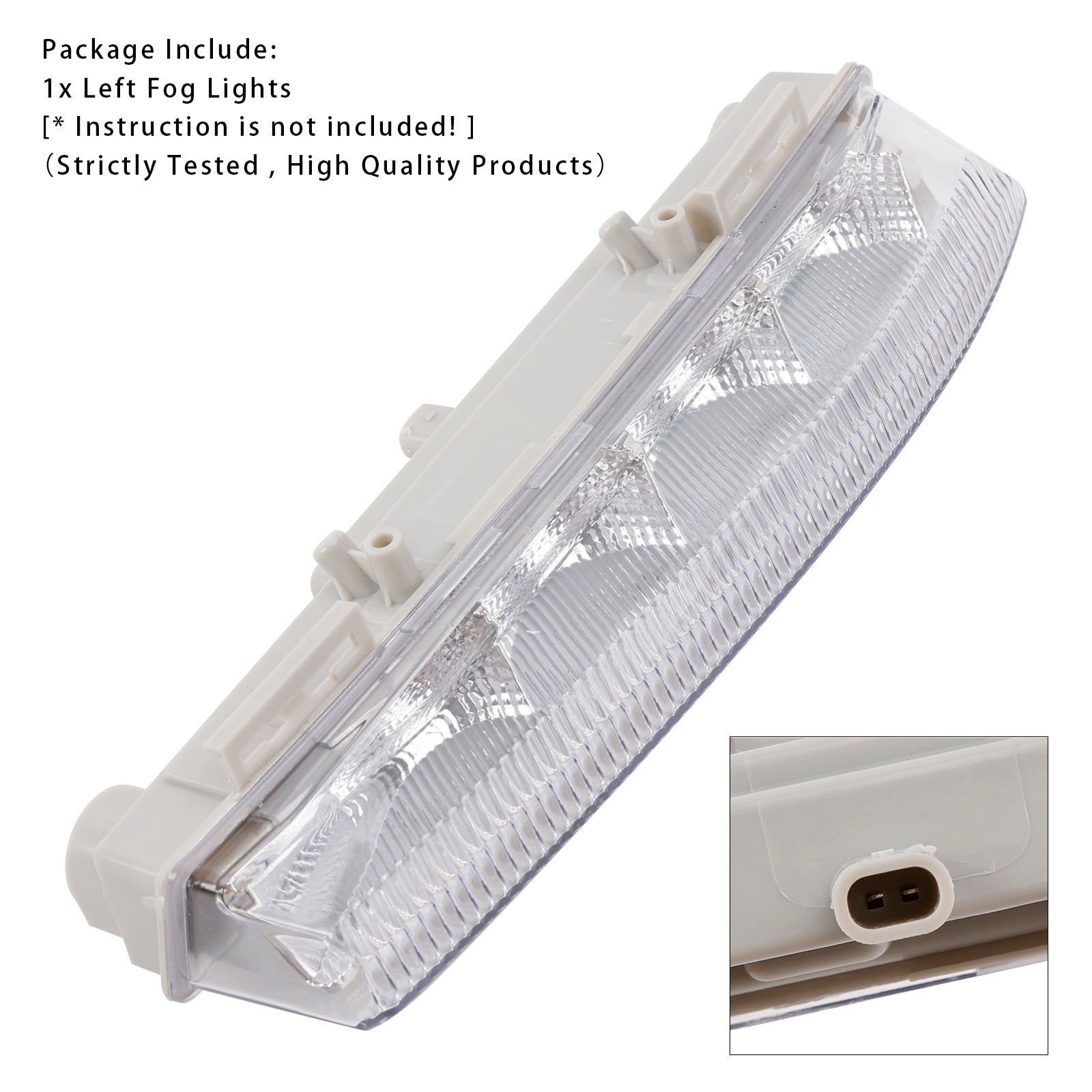 LED Daytime Running Left Fog Lights For Mercedes Benz W204 S204 W212 2007-2014