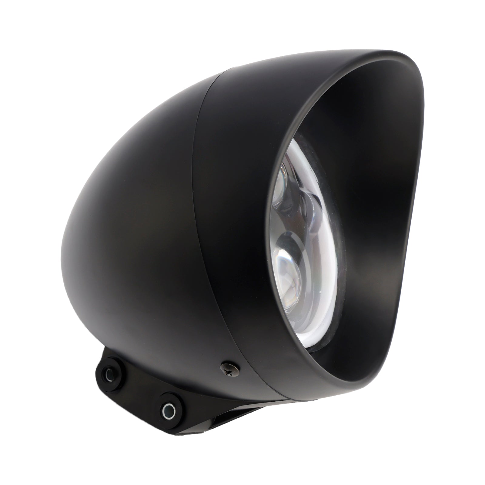 5.75" Farol universal com 4 lâmpadas, cromado, para motocicleta