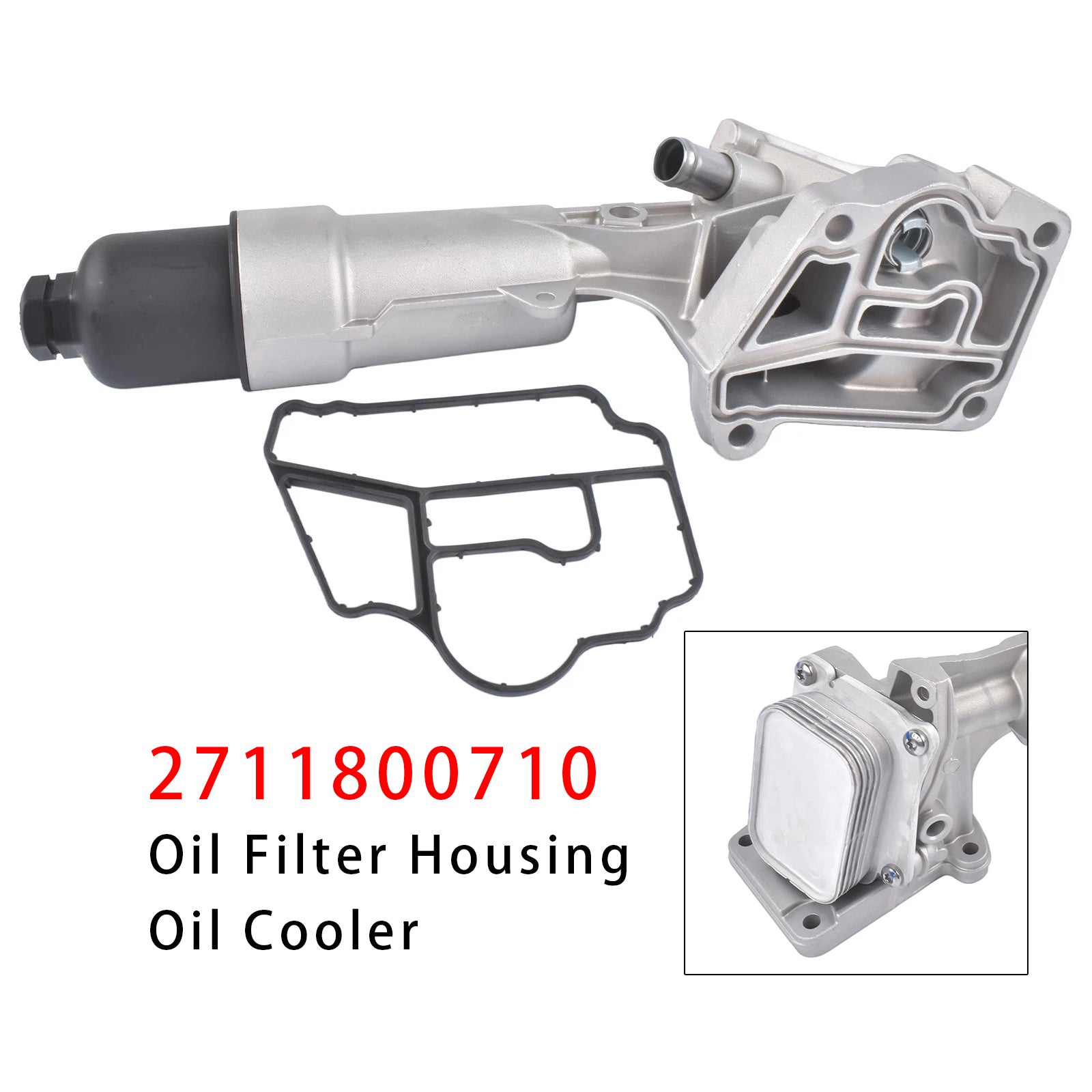 2003-2005 For Mercedes-Benz C230 W203 C203 1.8L L4 Engine Oil Filter Housing 2711800610