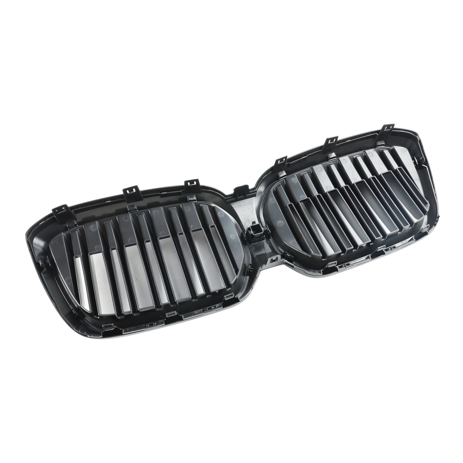 2022 2023 2024 BMW IX3 G08 LCI Double Slat Gloss Black Front Kidney Grill Grille