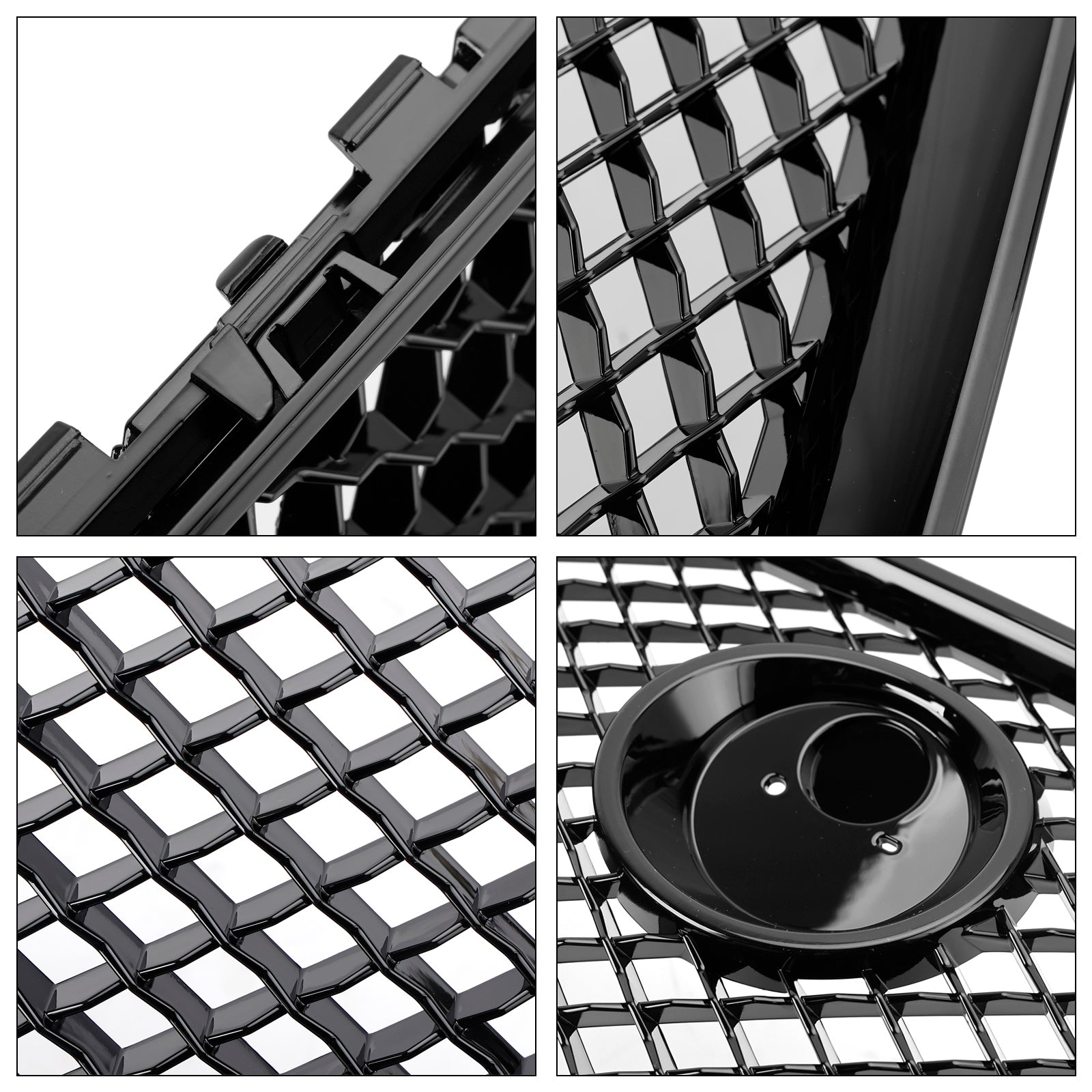 2008 2009 2010 2011 Jaguar XF Pre-Facelift XF-R Style Grille de pare-chocs avant Noir brillant