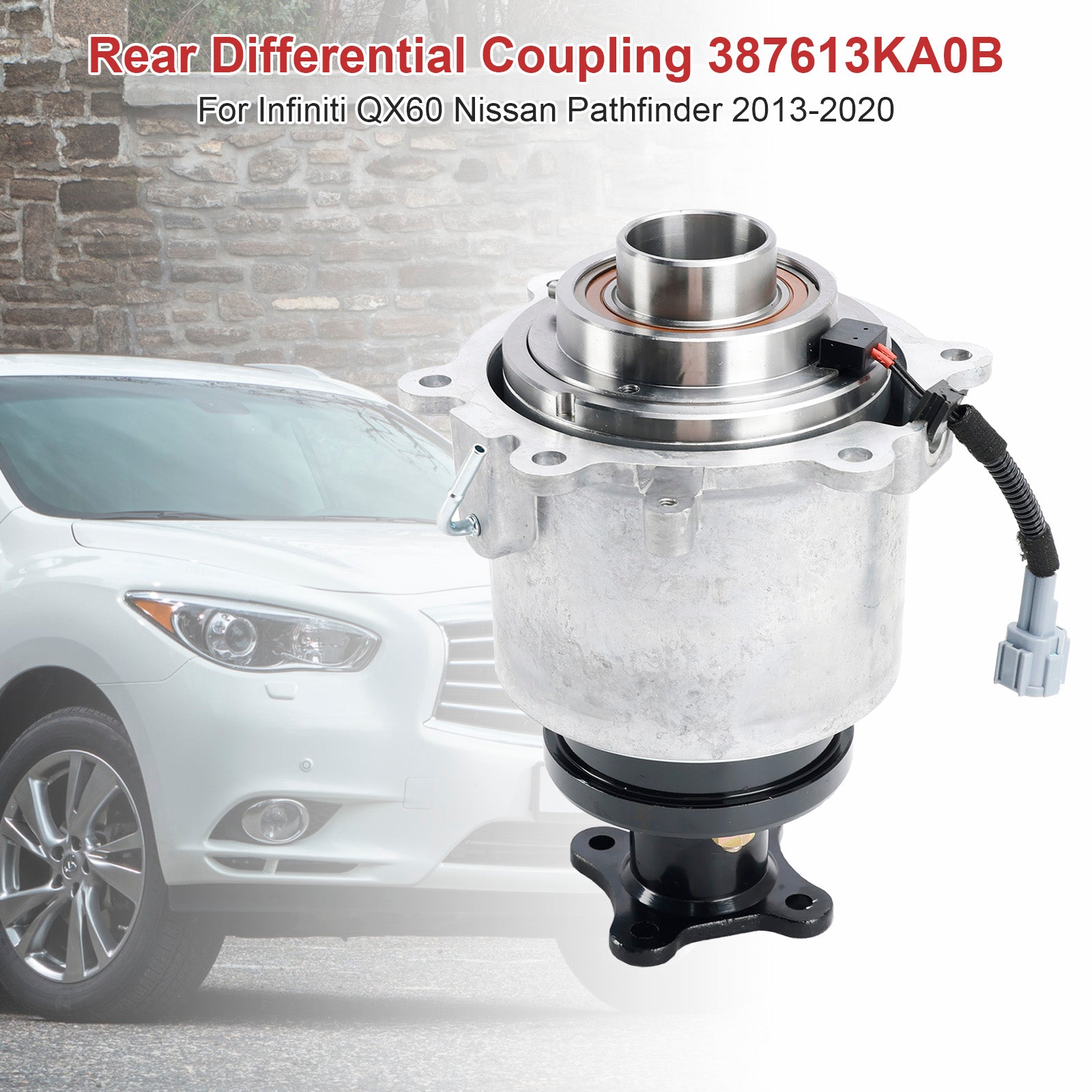 Bakre differentiell koppling 387613KA0B för Infiniti QX60 Nissan Pathfinder 13-20