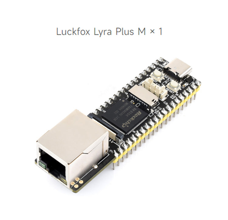 Luckfox Lyra Plus Linux Development Board RK3506G2 Chip RJ45 Netwerkpoort 128MB