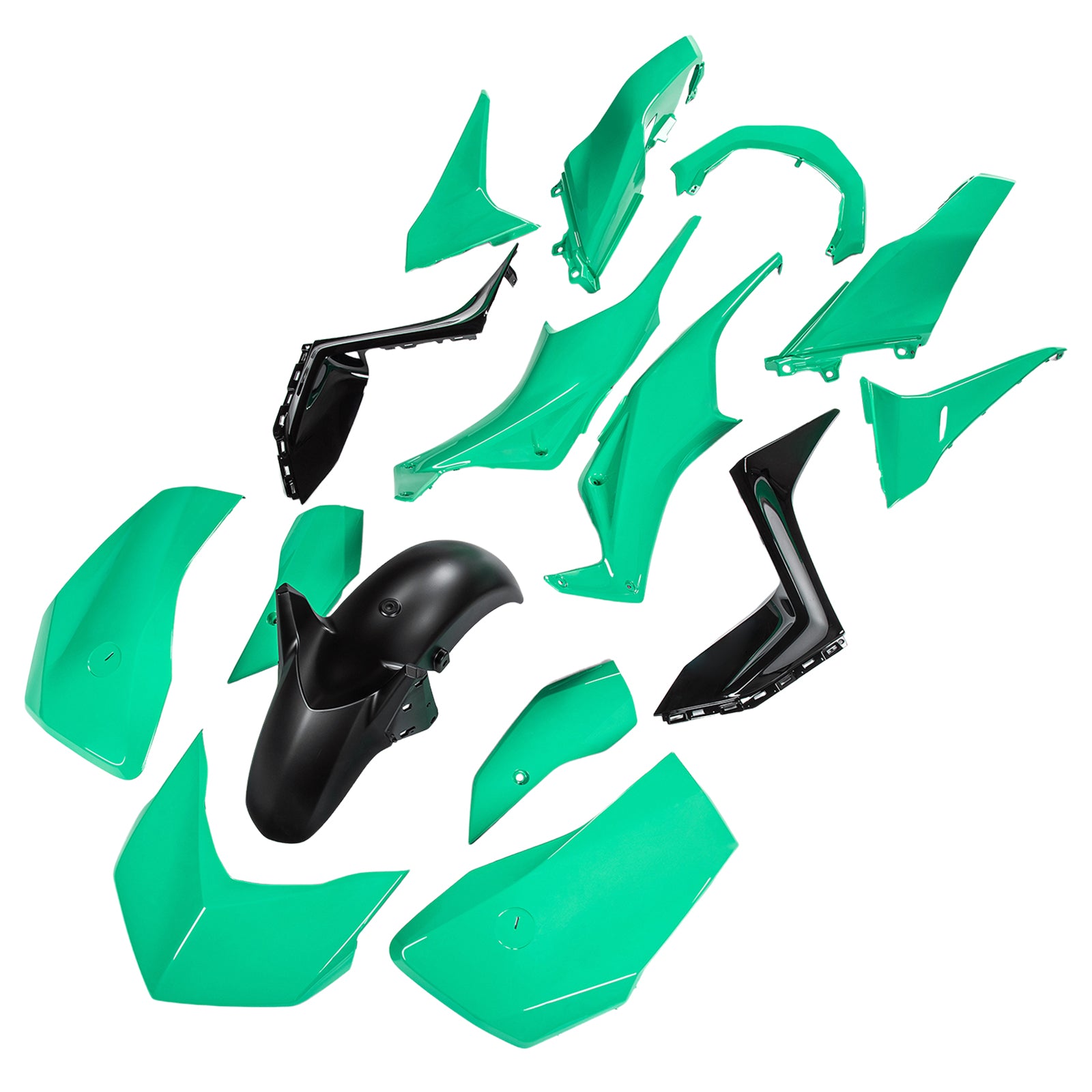 2023-2024 Yamaha X-Max 300 XMAX Injeção ABS Kit de carenagem de carrocerias ABS 12#