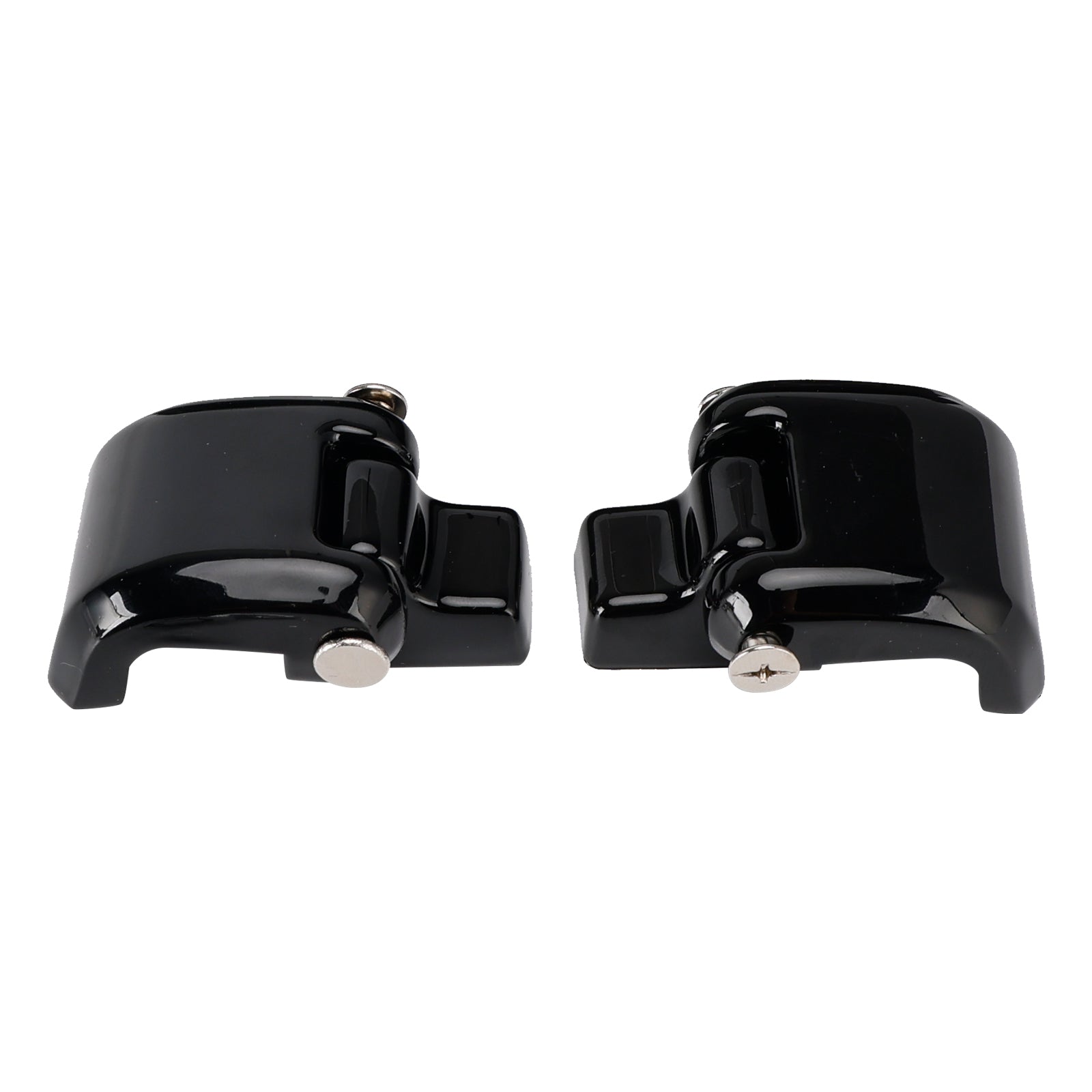 Black Hinges and Latch Kit For Touring Road King Electra Street Glide 2014-2023