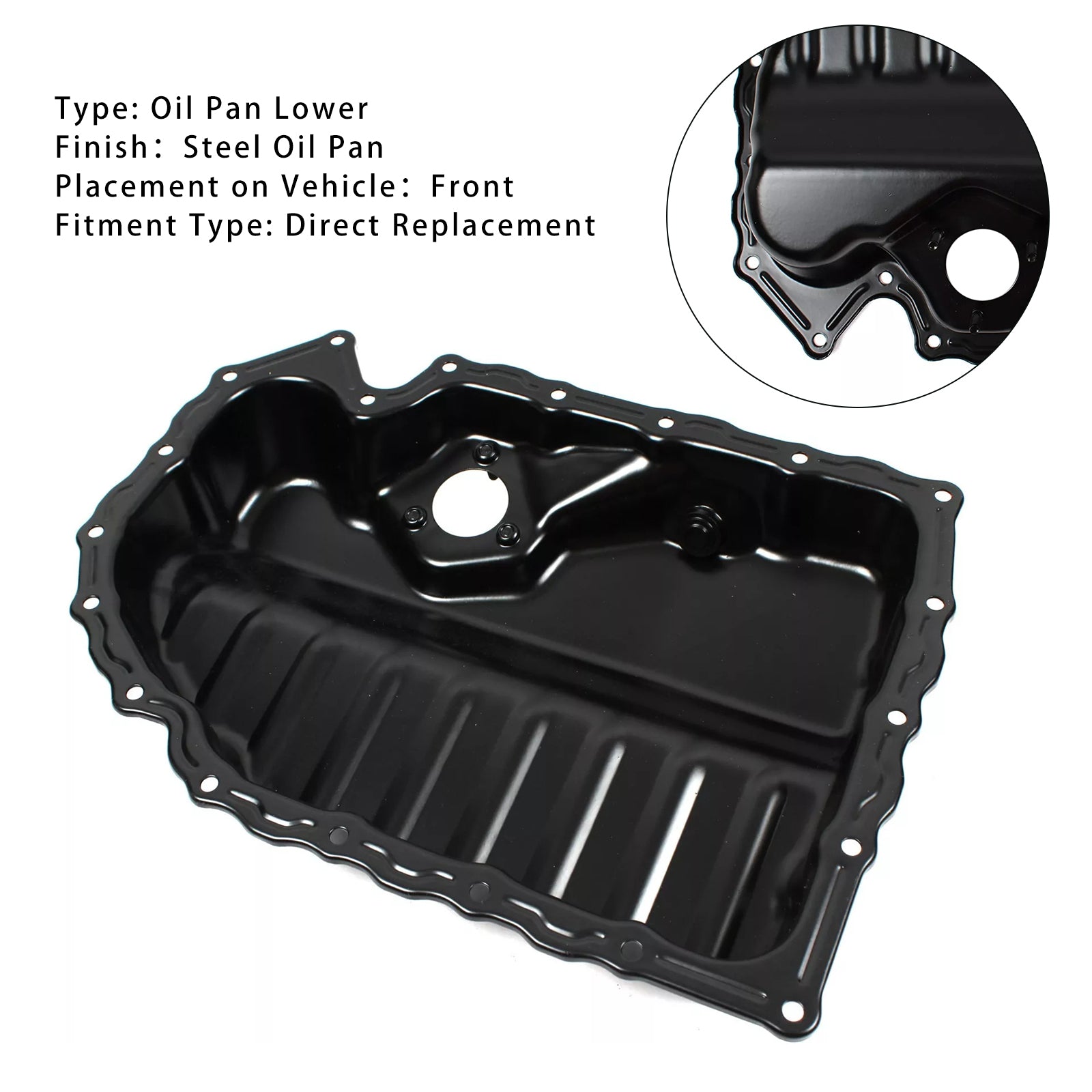 2006-2014 VW Beetle 2,5L olejová panvica nižšia 06J103600E 06J103600AF 264-713