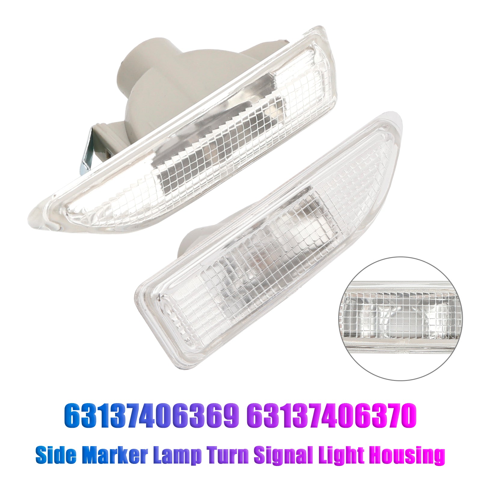 2016-2021 Mini Countryman Crossover MK II F60 Par Turn Signal Light Housing 63137406369 63137406370
