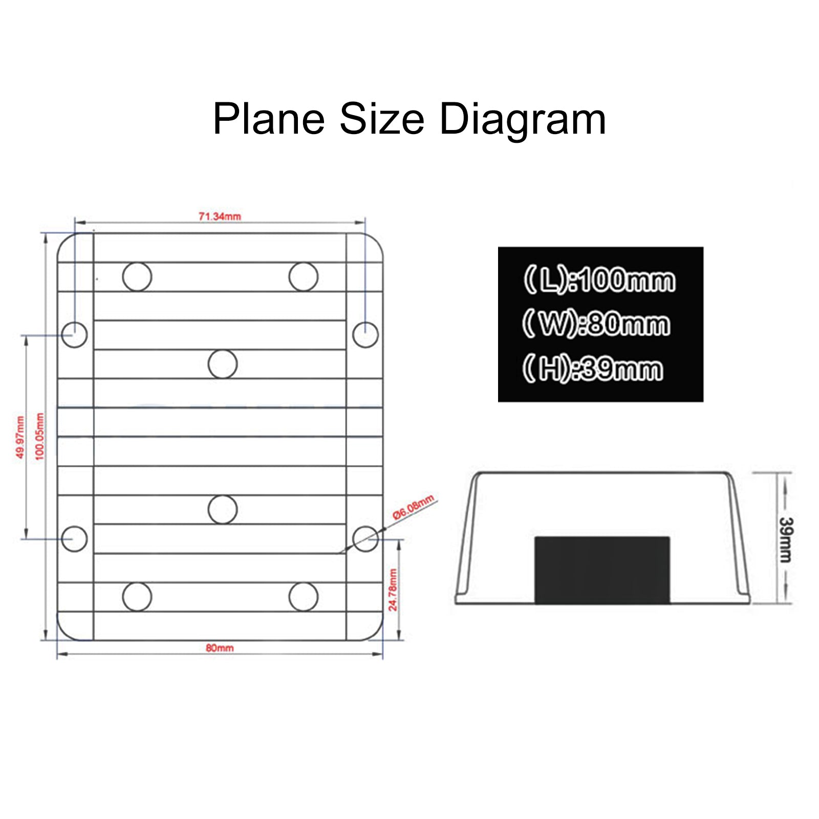 Conversor DC 18-36V para DC 24V 20A Boost Buck Power Module Regulador de tensão