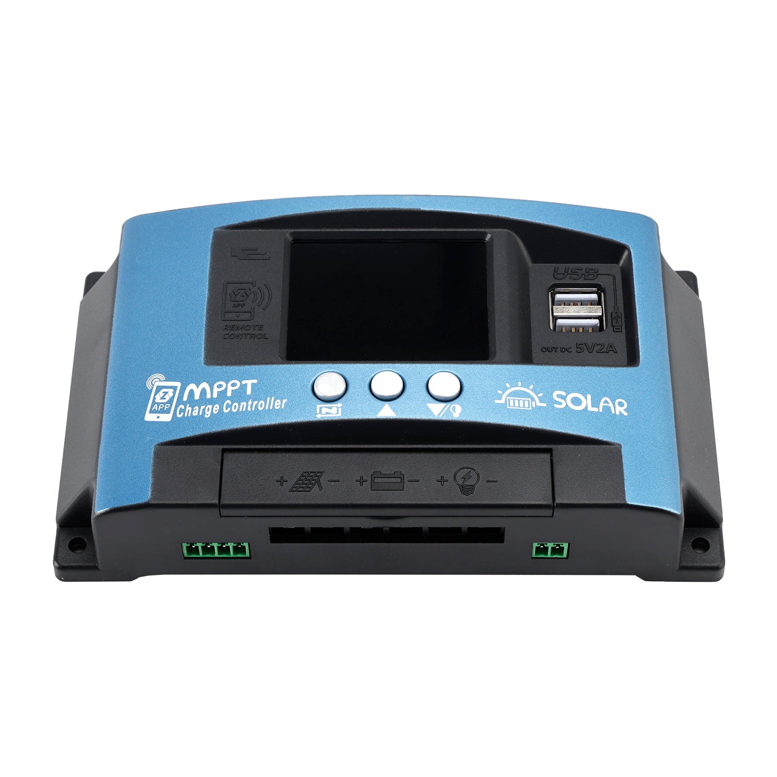 Controlador solar MPPT 30A/60A/100A Carga de monitoreo de temperatura Bluetooth