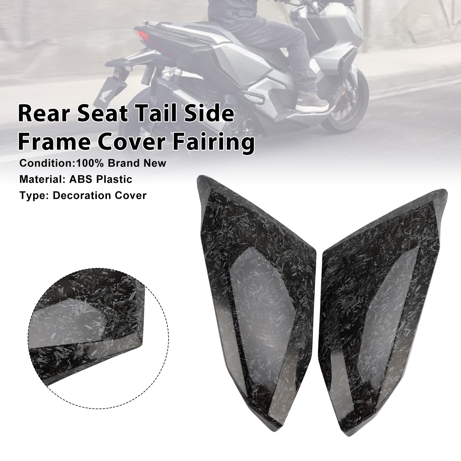 2022-2025 Honda ADV 350 Rear Seat Tail Side Frame Cover Fairing