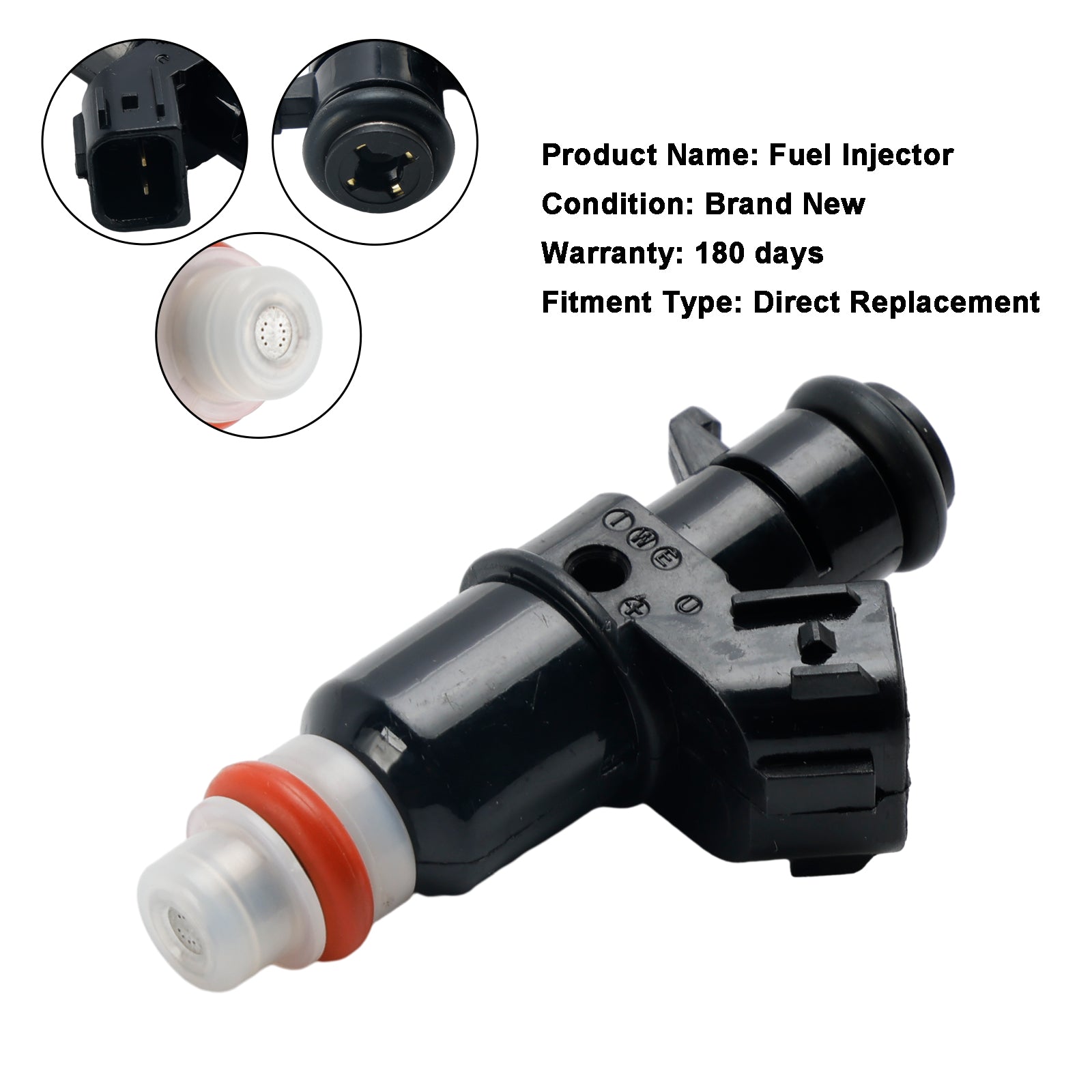 1pcs drivstoffinjektor 16450-R2E-L01 FIT HONDA CIVIC 2012-2015 FIT HRV 16-20 1.8L