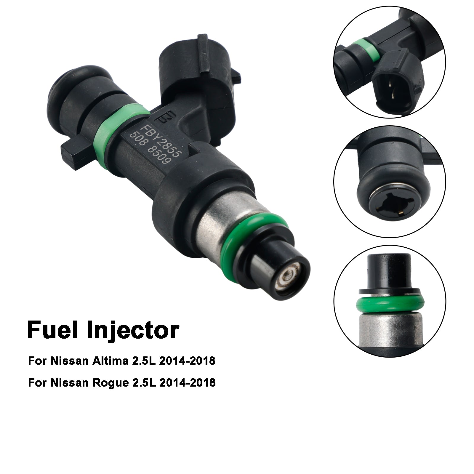 1pcs injecteur de carburant 16600-9hp0a fit nissan altima 2015-2017 2.5L i4 fby2855