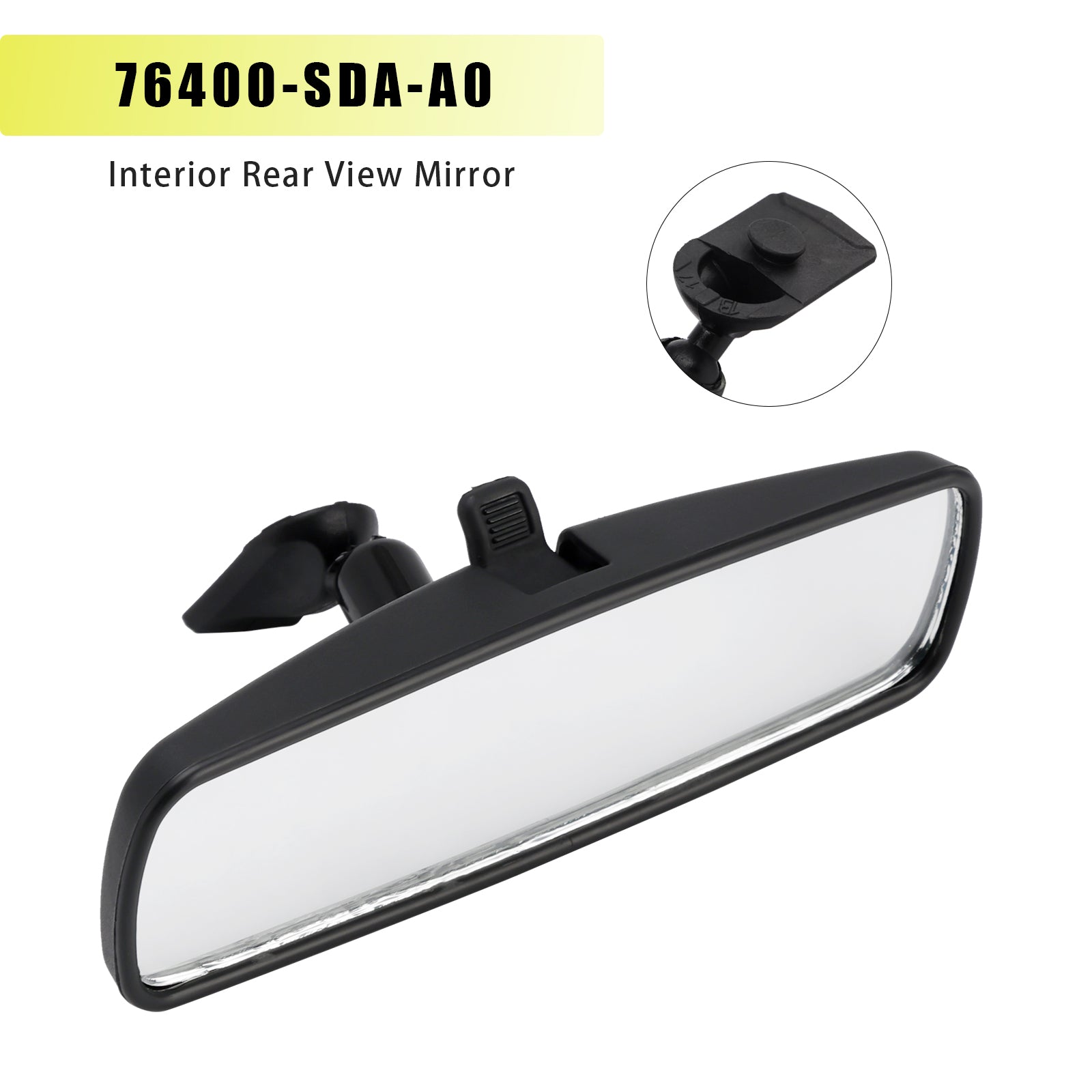 Miroir de vue arrière intérieure 76400-SDA-A0 pour Honda Accord Civic CR-Z