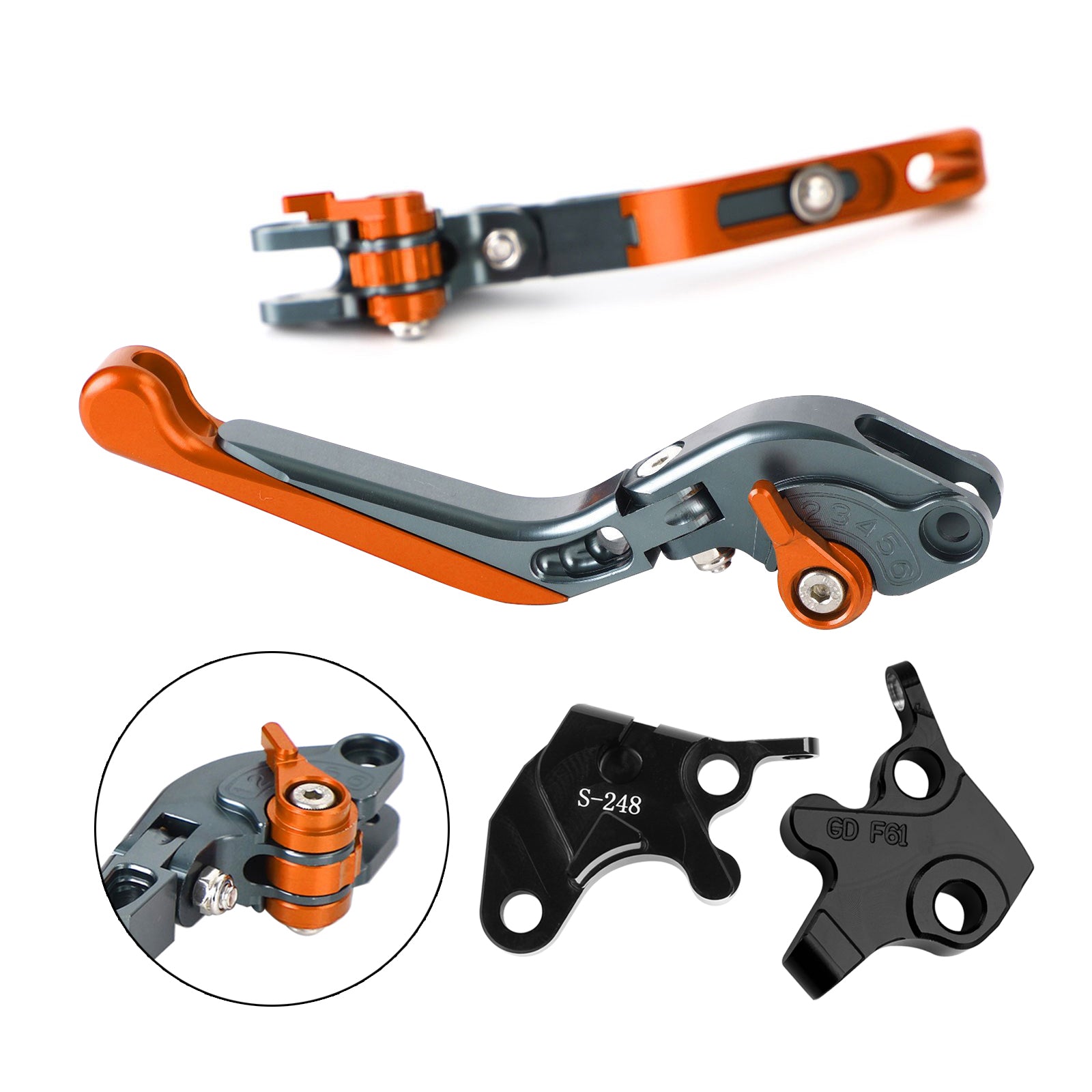 2008-2011 Yamaha YZF R125 nastaviteľná spojka brzdy páka