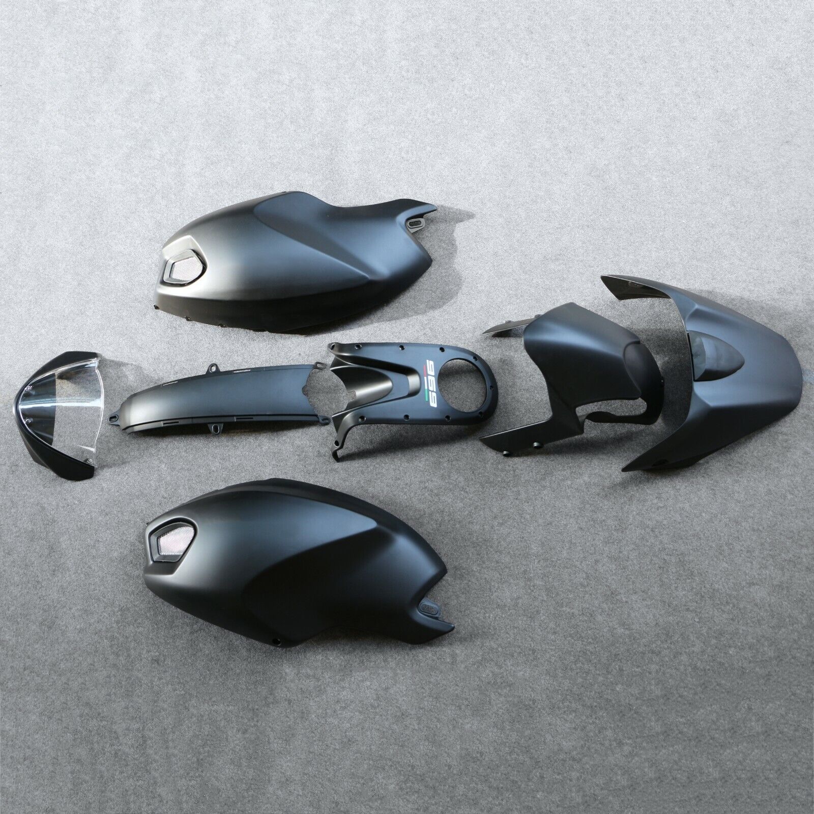 Alle årene Ducati Monster 696 796 1100 S Evo Fairing Kit karosseri