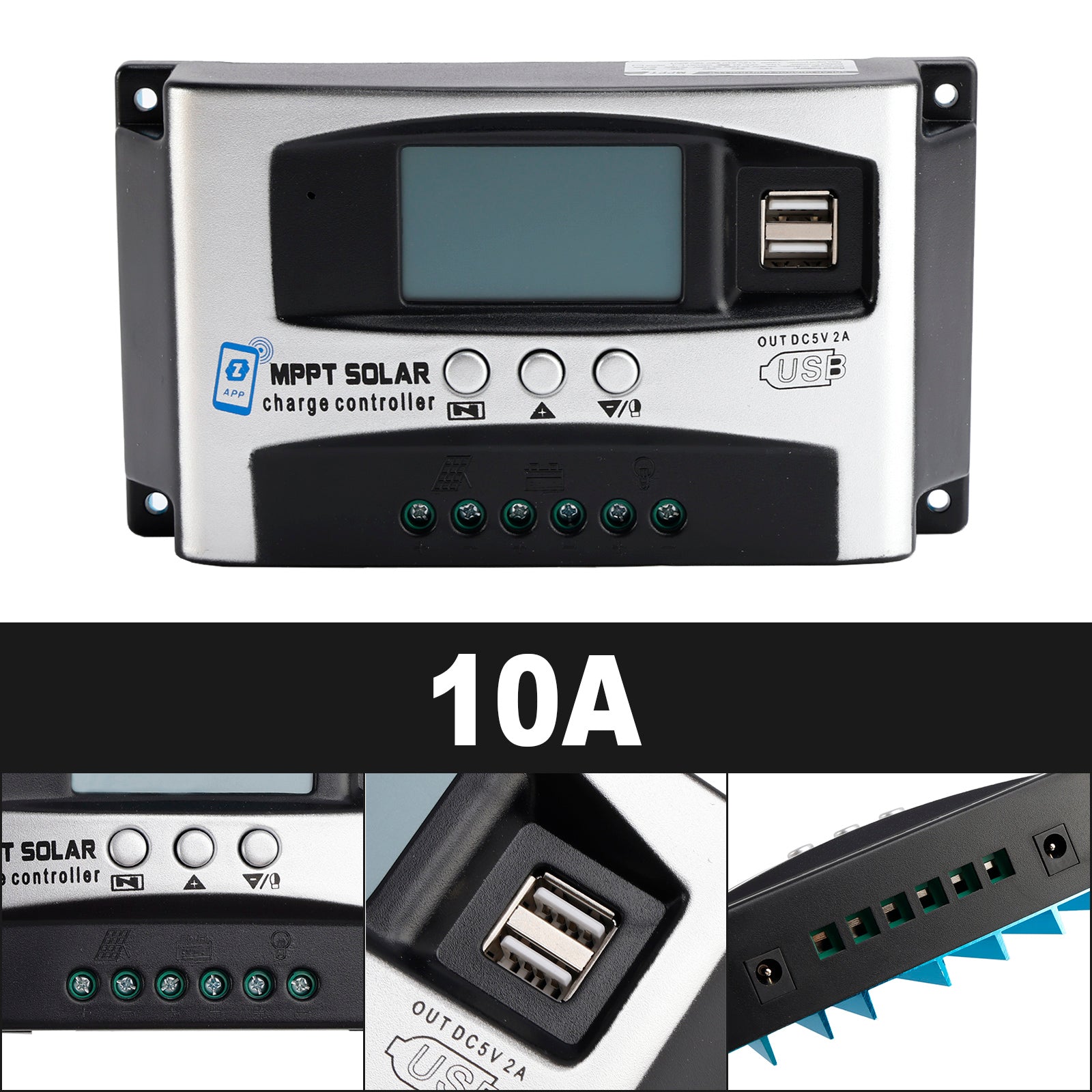 30A/40A MPPT High Energy Solar Controller APP om de DSP-controller op afstand te beheren