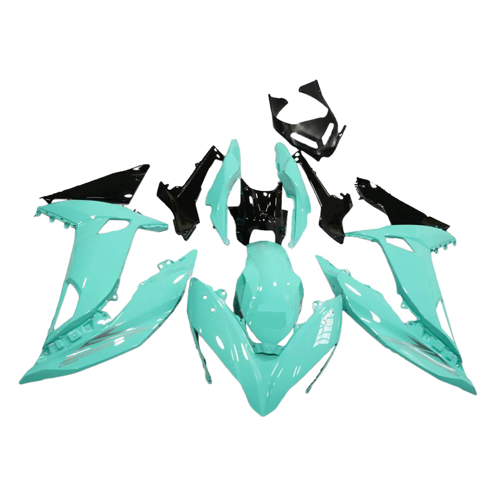 2017-2019 KAWASAKI ER6F/NINJA650R Injektionssats Kroppskroppsplast ABS
