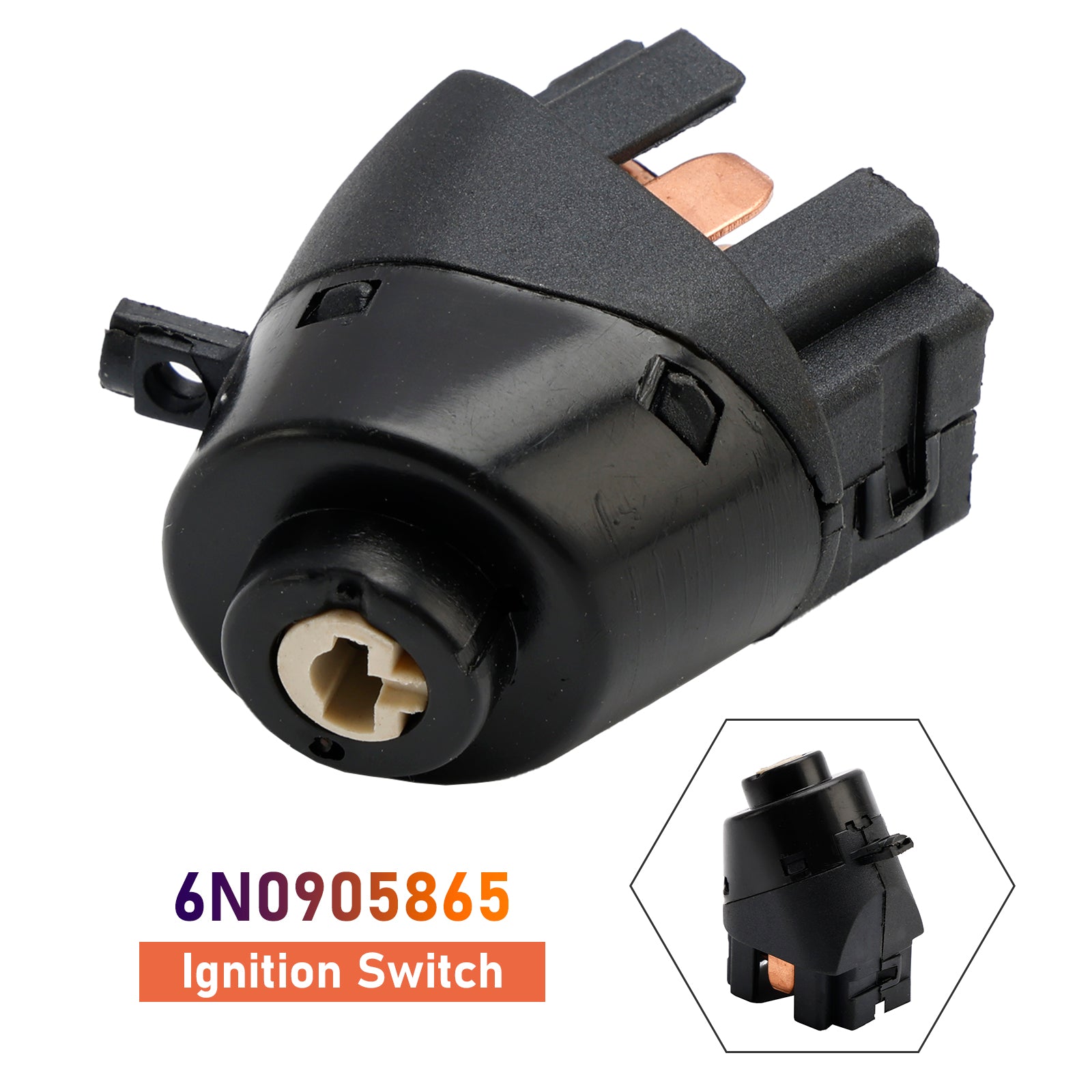 Ontstekingsstartschakelaar voor VW Golf 2 3 Passat Polo T4 Vento 6N0905865