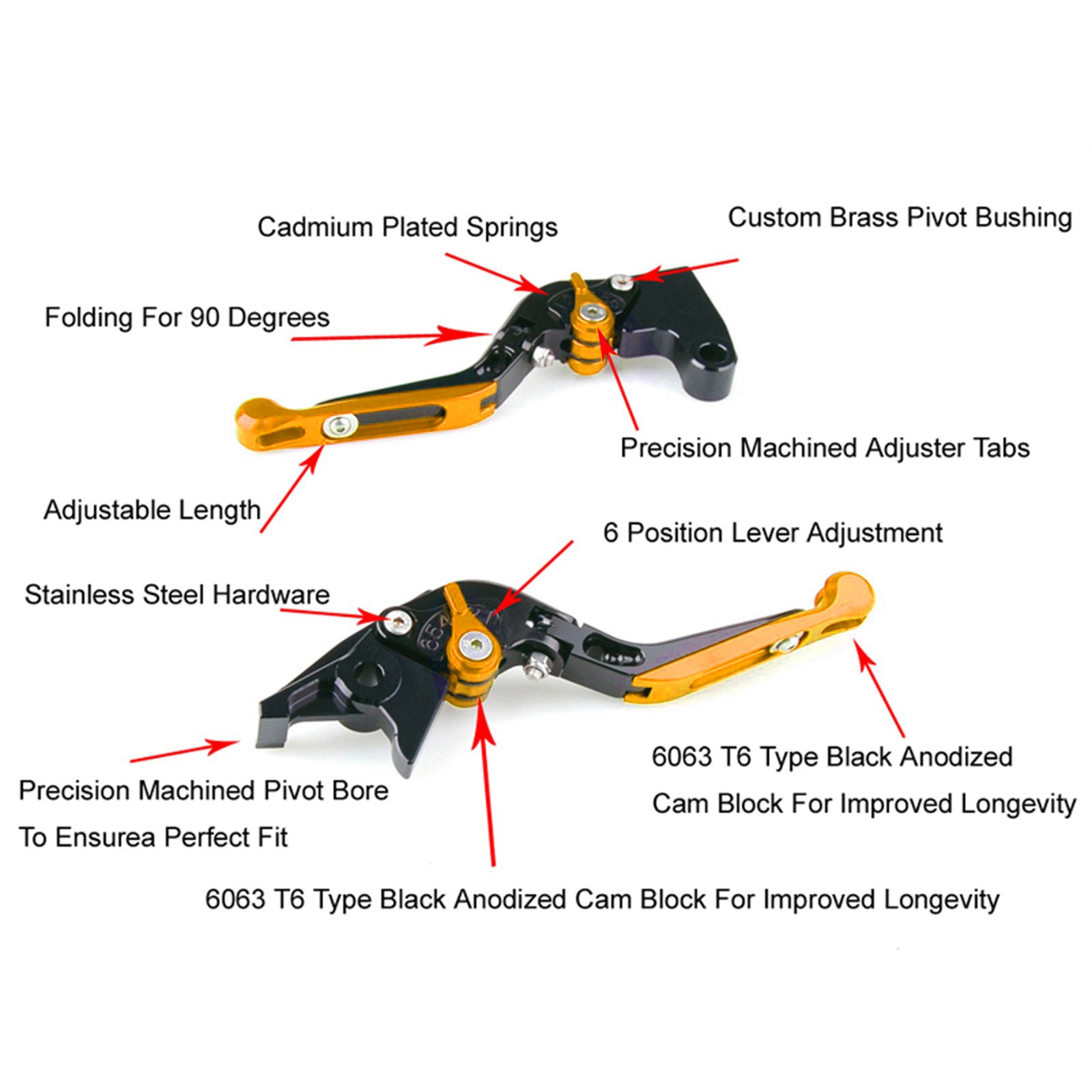 A alavanca de freio ajustável da embreagem ajusta para CFMOTO 450SS 450SR 21-23 450NK 23-24