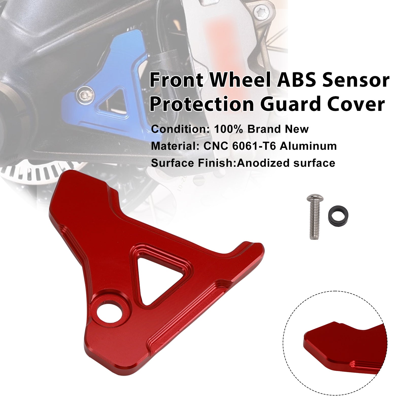 Garde de Protection de capteur ABS de roue avant pour BMW R1300GS/ADV 23-25