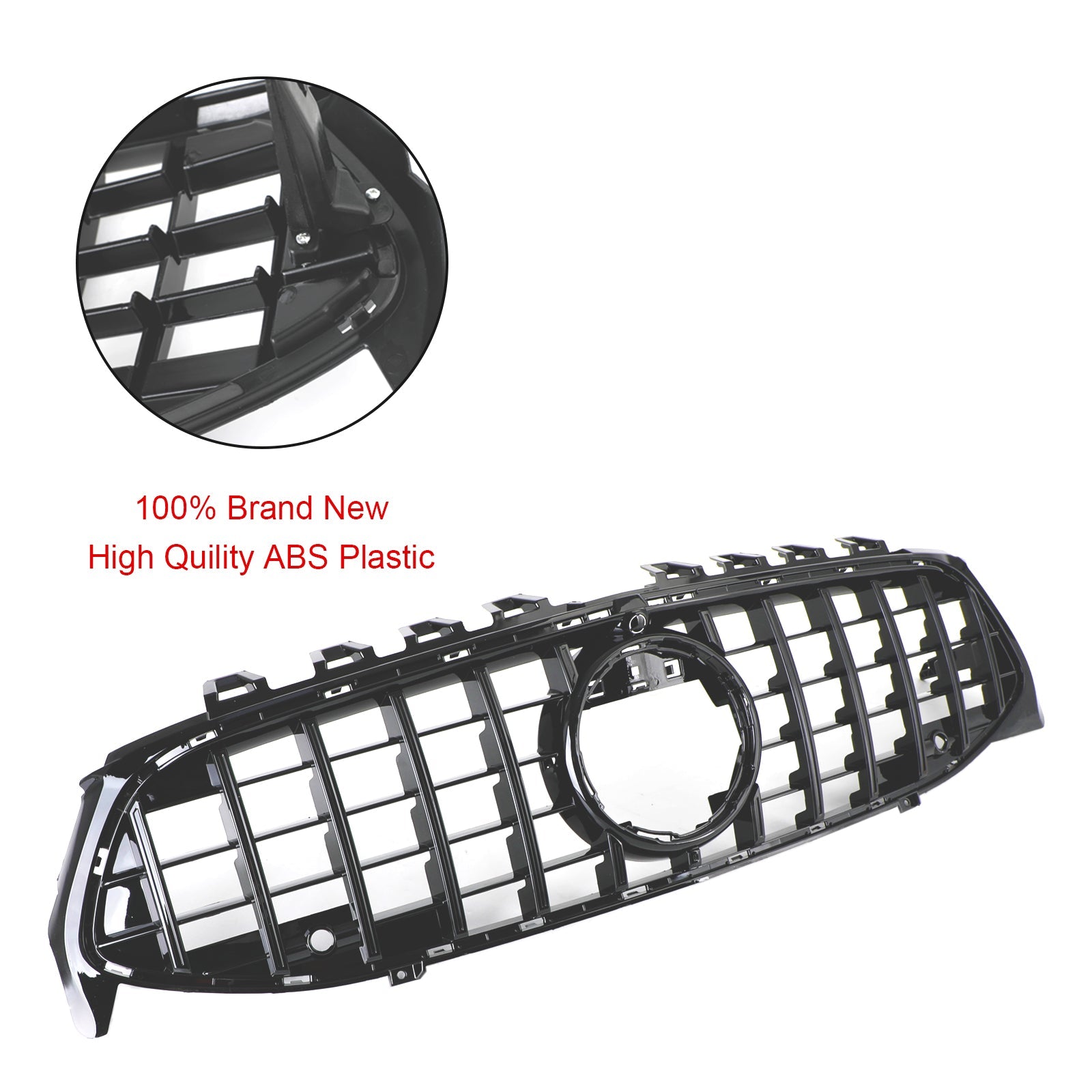 2020 2021 2022 2023 CLASE W118 Parrilla de parachoques delantera negra para MERCEDES BENZ C11