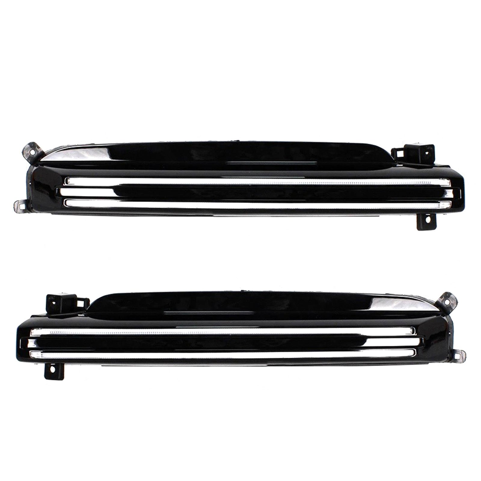 Front dagtid løpelampe tåke lysmontering for Porsche Cayenne Turbo 18-22