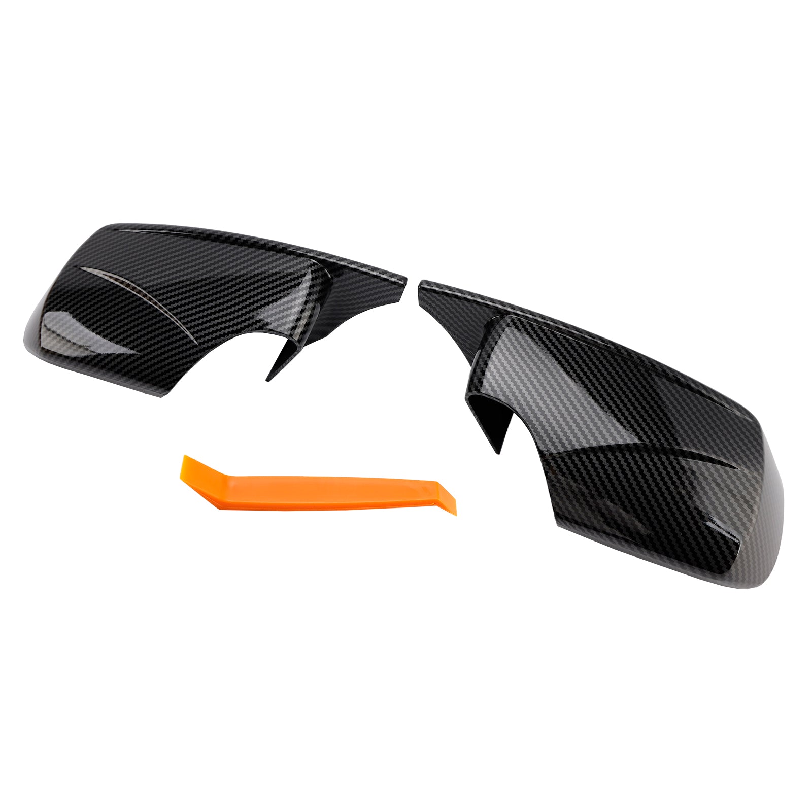 2PCS M Style Wing Car Side Mirror Cover Caps for BMW E46 Sedan E39 4DR 1998-2005
