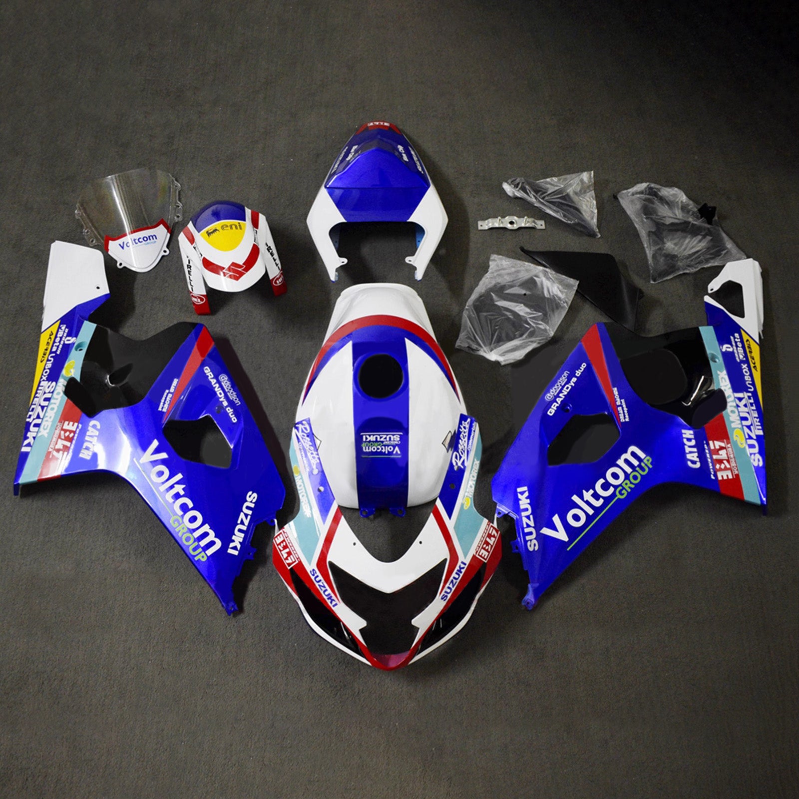 Injection Fairing Kit Bodywork Plastic ABS For Suzuki GSXR 600/750 2004-2005 K4