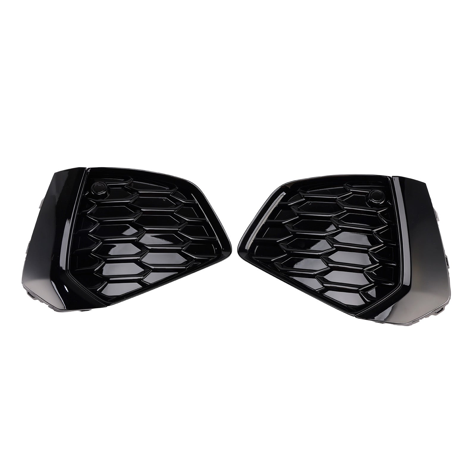 2021-2023 Audi A3 S-line Black Front Honeycomb Fog Light Grille Cover