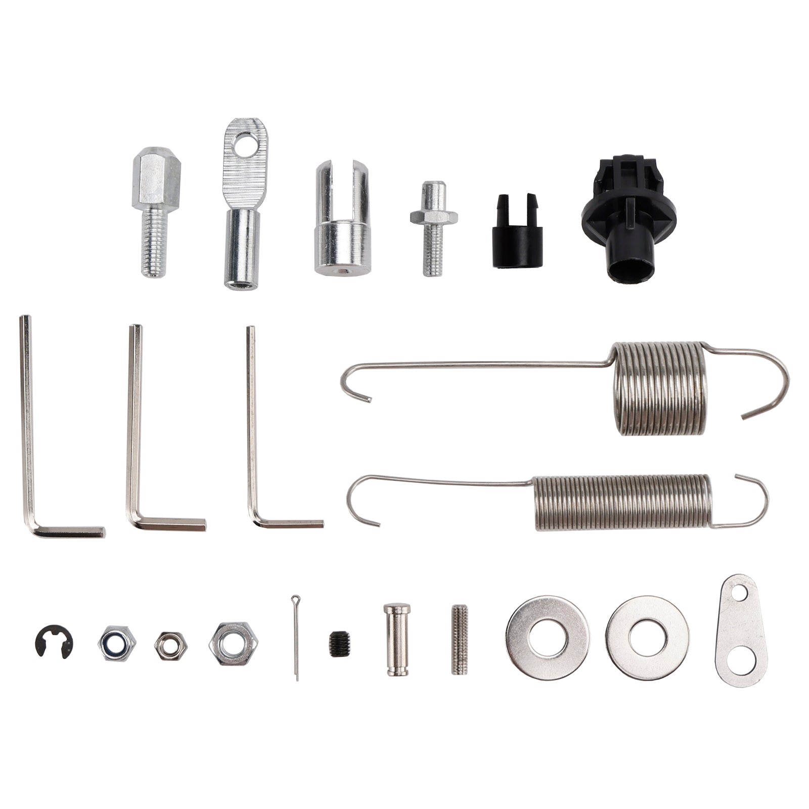 Universal Street Hot Rod Aluminium Gaspedal 24" Gasvajer i rostfritt stål & Fjäderset