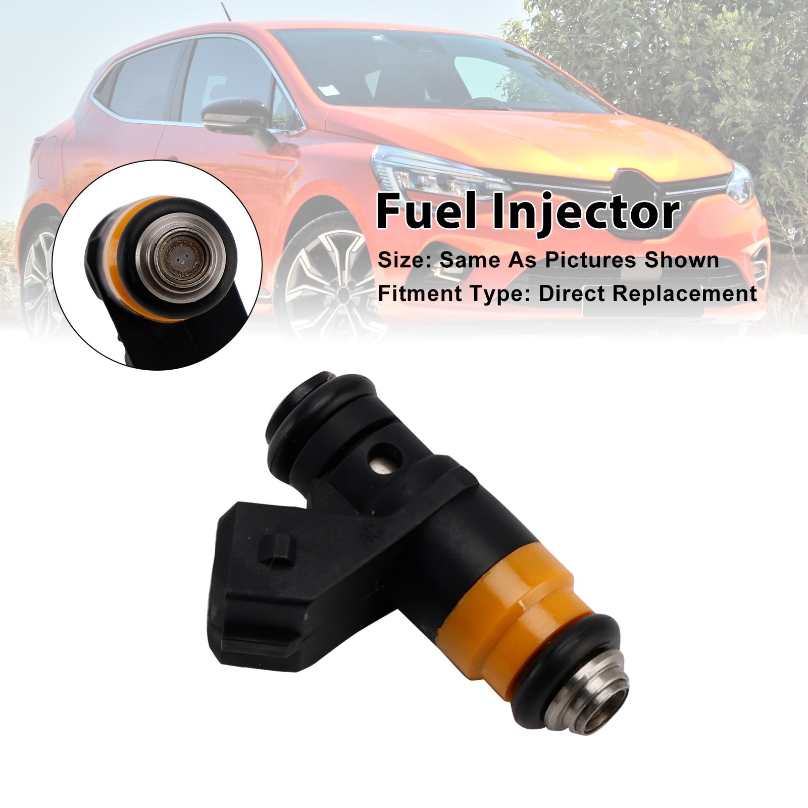Injecteur de carburant pour Renault Clio 2 Megane 2 Scenic 2 1.4/1.6 16V H029611, 1 pièce