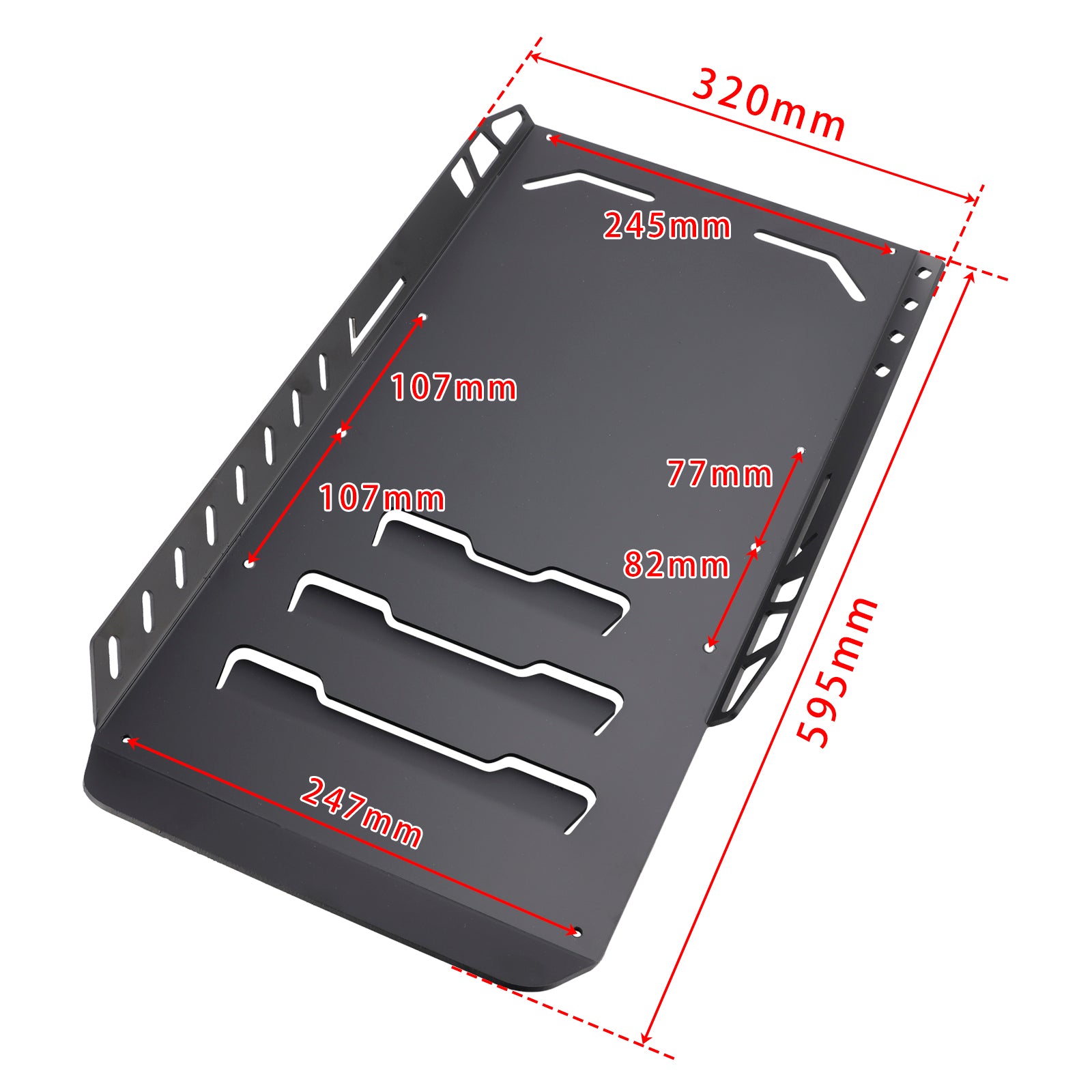 ALU SKID PLATE CHASSIS Protector för Touring Electra Street Road Glide 2014-2025