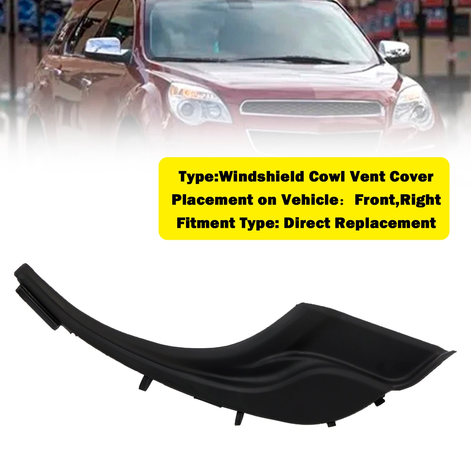 2009-2017 Chevrolet Traverse Passenger Side Air Inlet Grille Panel Extension 22956656