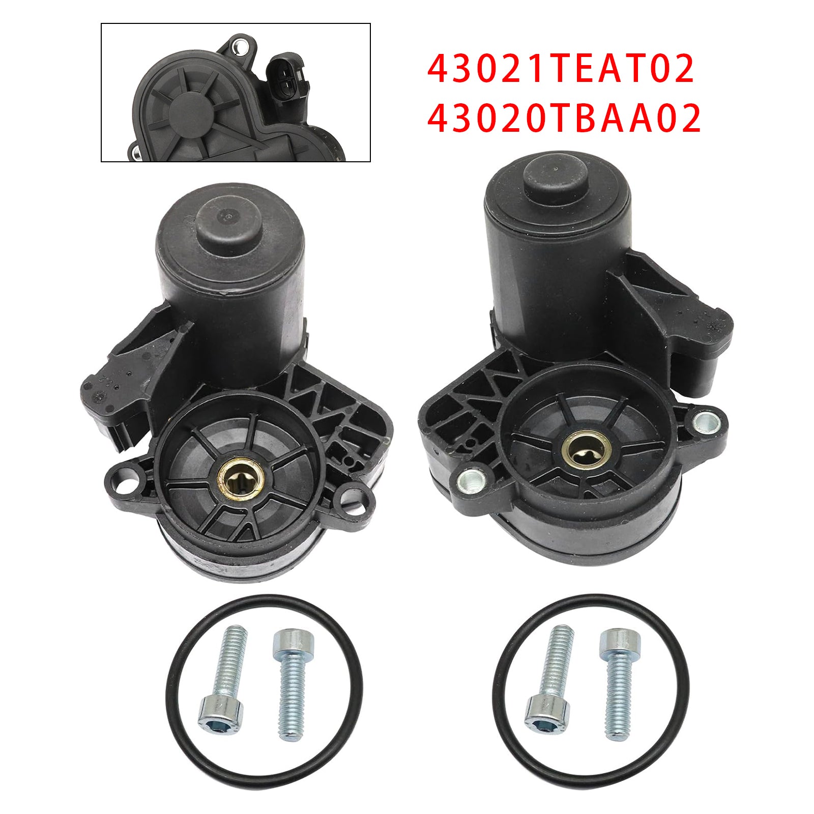 2017-2021 Honda Civic 2x Rear Left+Right Parking Brake Actuator 43021TEAT02