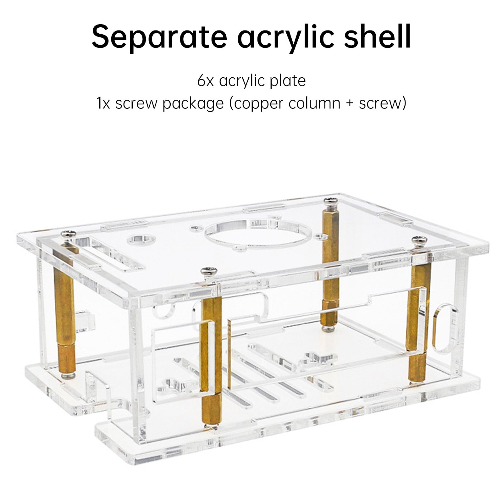 Oranje Pi RV2 speciaal shell-ontwikkelingsbord acryl shell transparante doos
