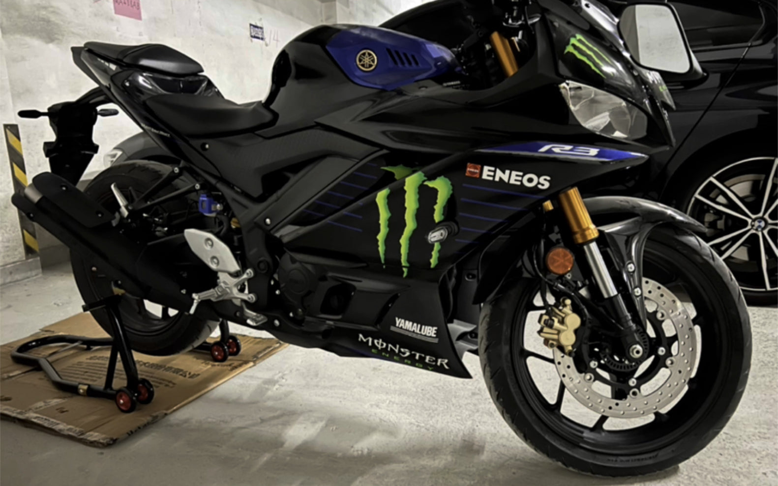 2022-2023 YAMAHA YZF-R3 R25 Kit de carénage injection de carrosserie en plastique ABS # 104