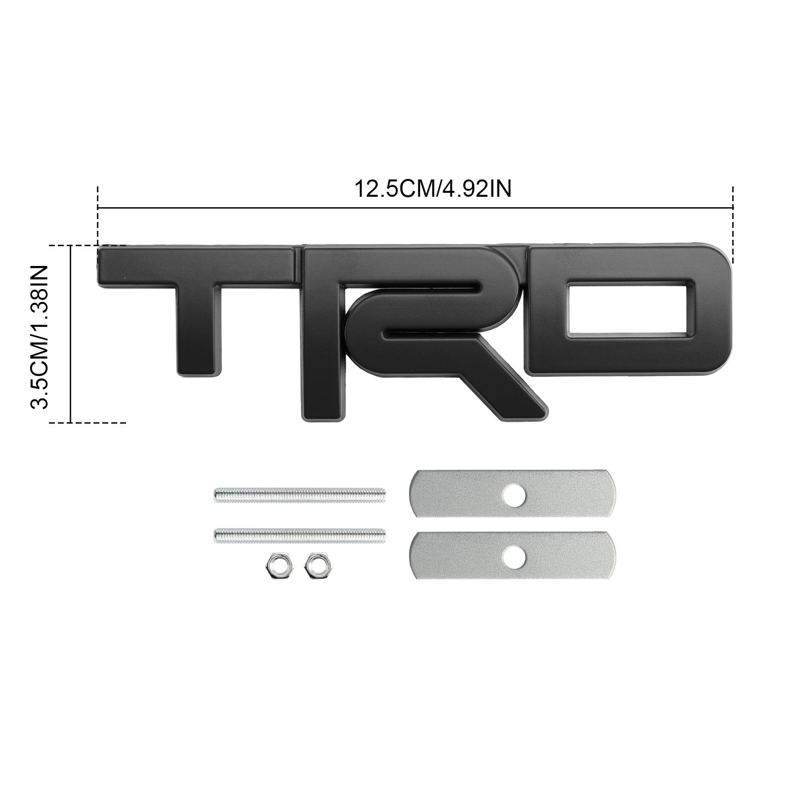 Emblème noir d'insigne de calandre TRD pour Tacoma Tundra 4Runner