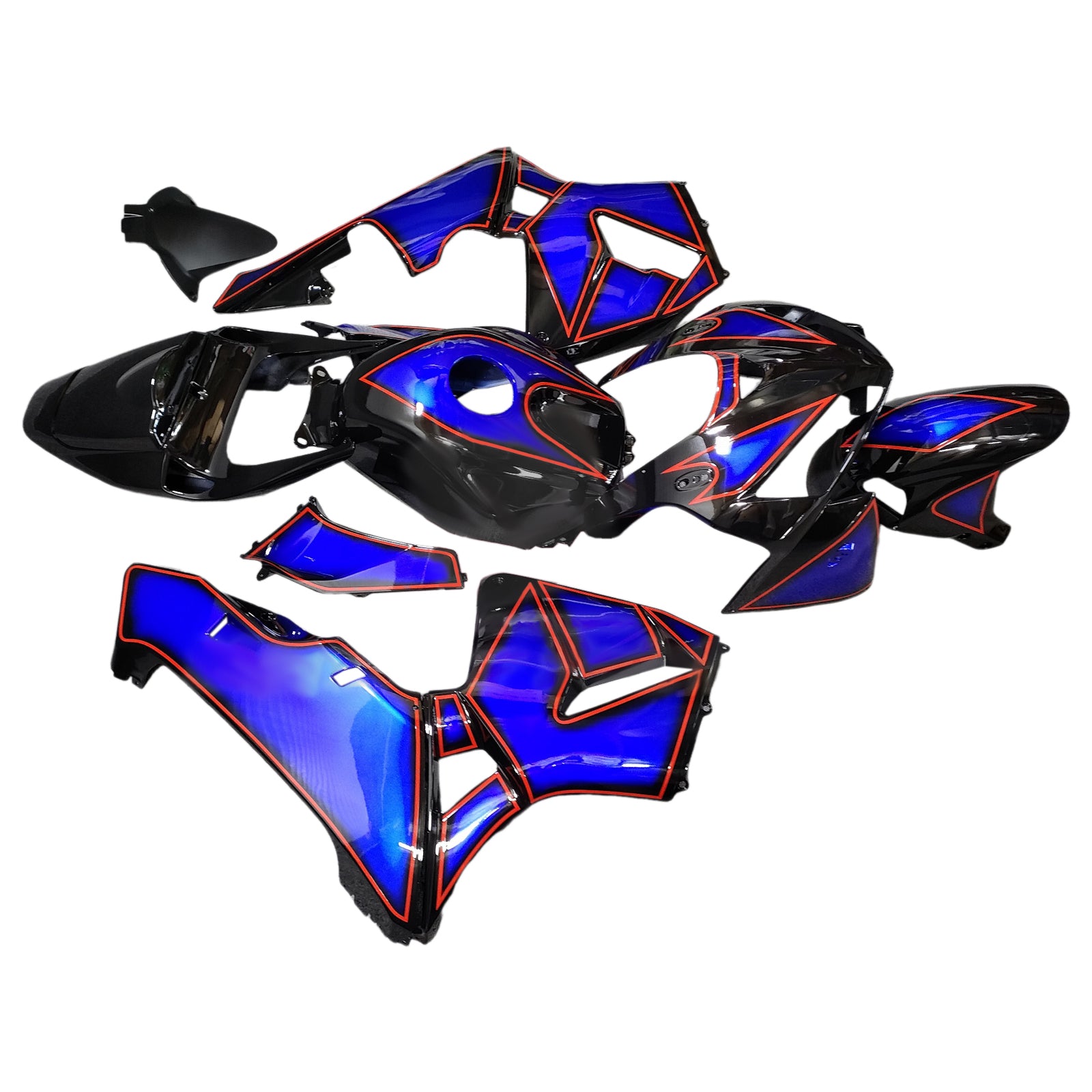 Injektionsmässa Kit Bodywork Plastic ABS för Honda CBR600RR 2005-2006 F5