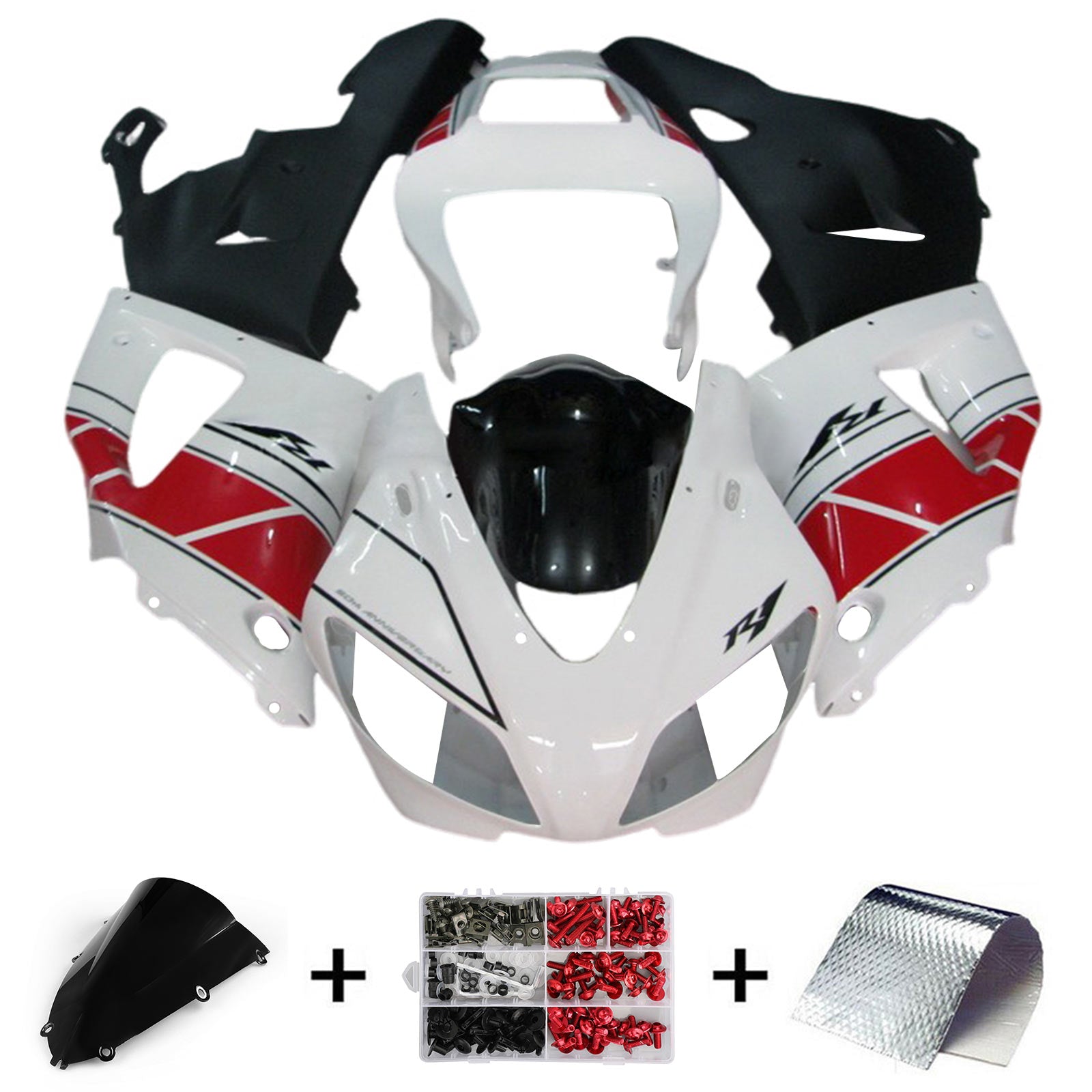 1998-1999 YAMAHA YZF-R1 injektionsmässa kit Bodywork Plastic ABS