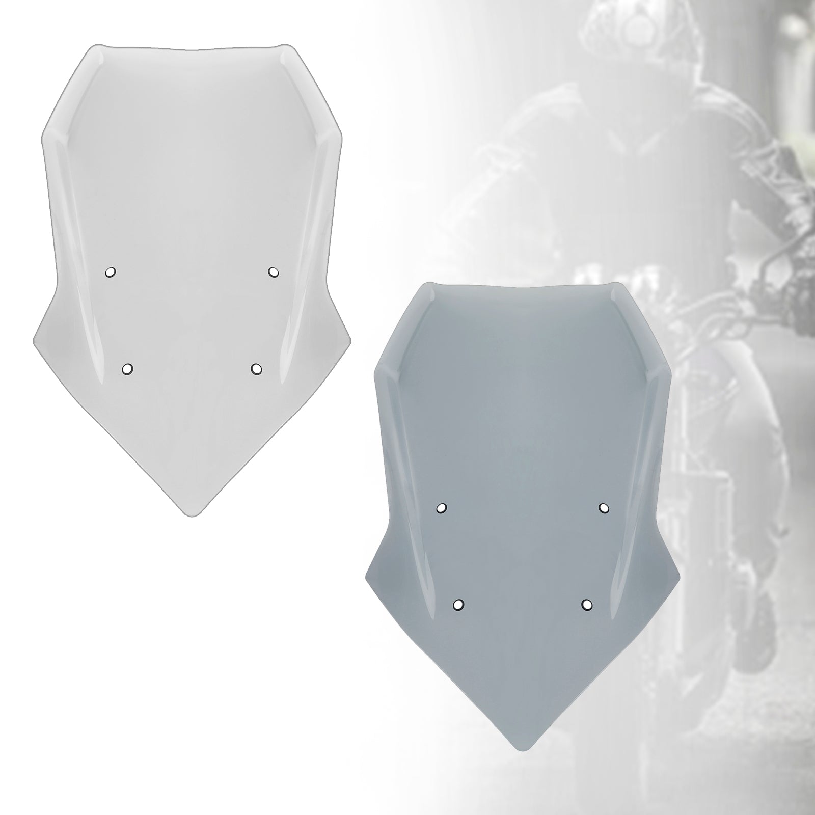 Černé sklo čelného skla pre Yamaha Tracer 900/GT 2018-2020 Tracer 9/GT 2021-23