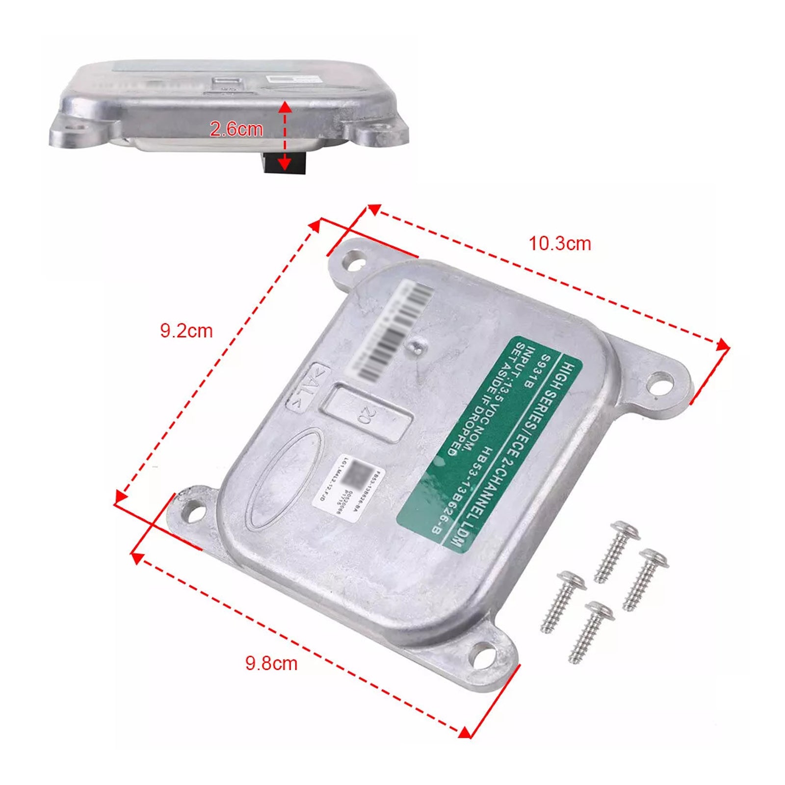 LED Headlight Module Control Unit HB53-13B626-B For Ford Explorer 2016-2019