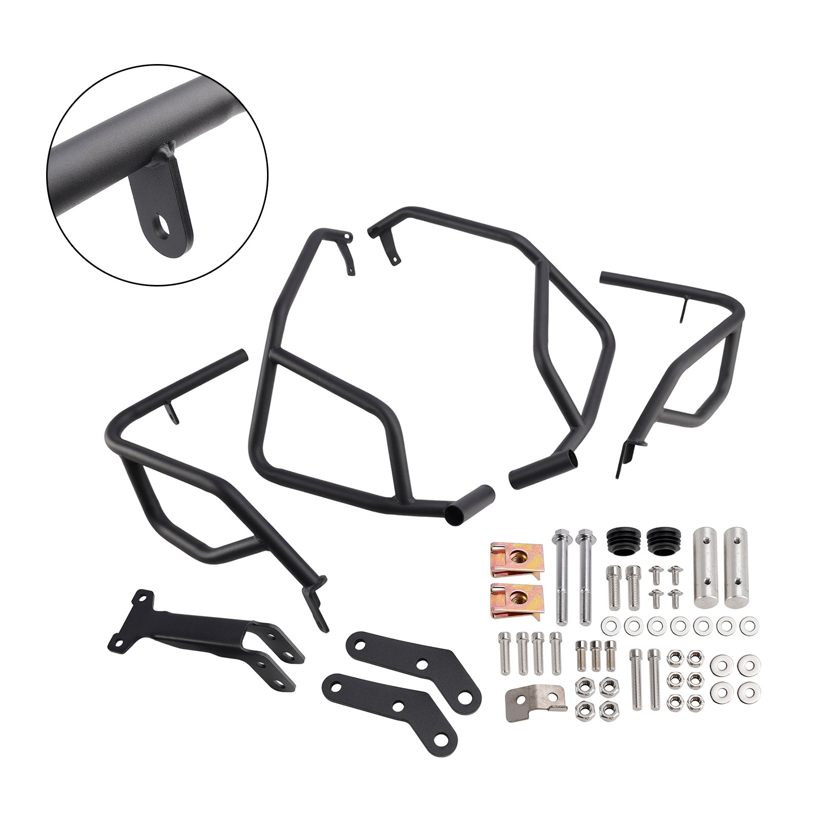 2023-2024 Honda XL750 Transalp Engine Guard Crash Bar Frame Protector stötfångare Silver