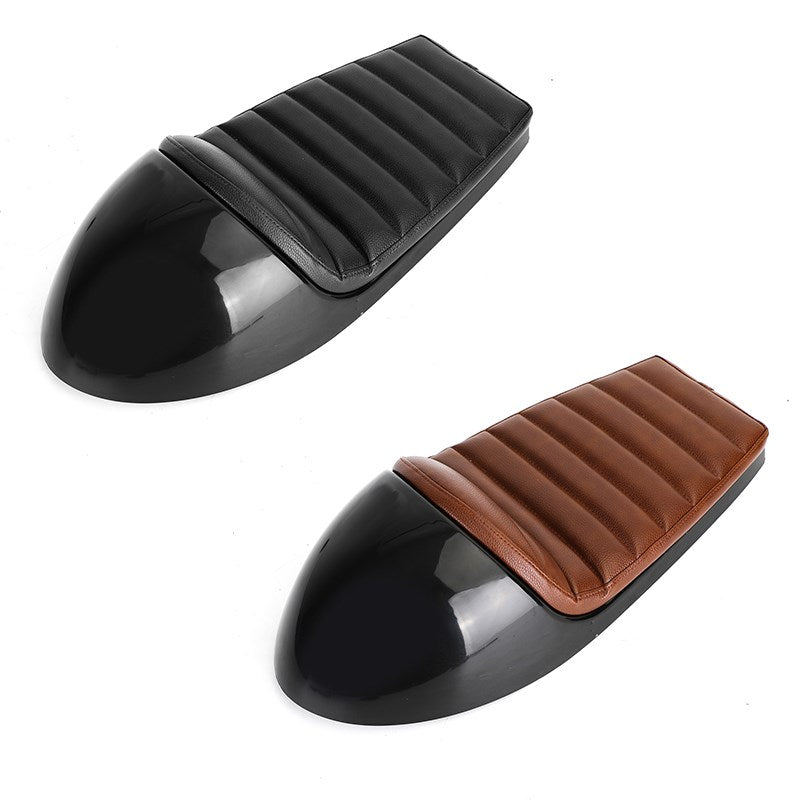 Honda CG-serien som CG125 Universal Cafe Racer Seat Retro Vintage Cushion Scrambler Sadelbänk