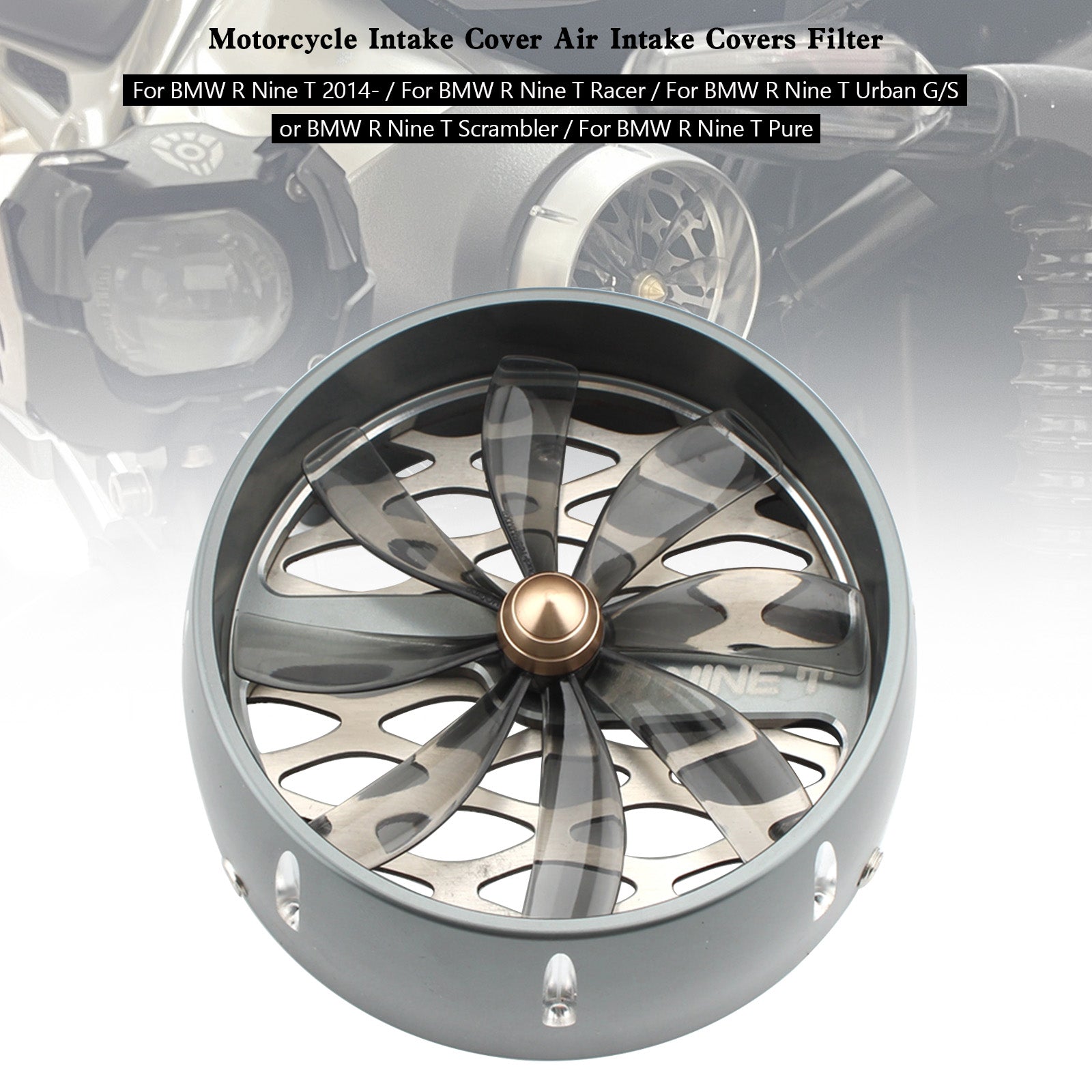 BMW r nove t nove t r9t tampa de entrada de tampas de ar filtro