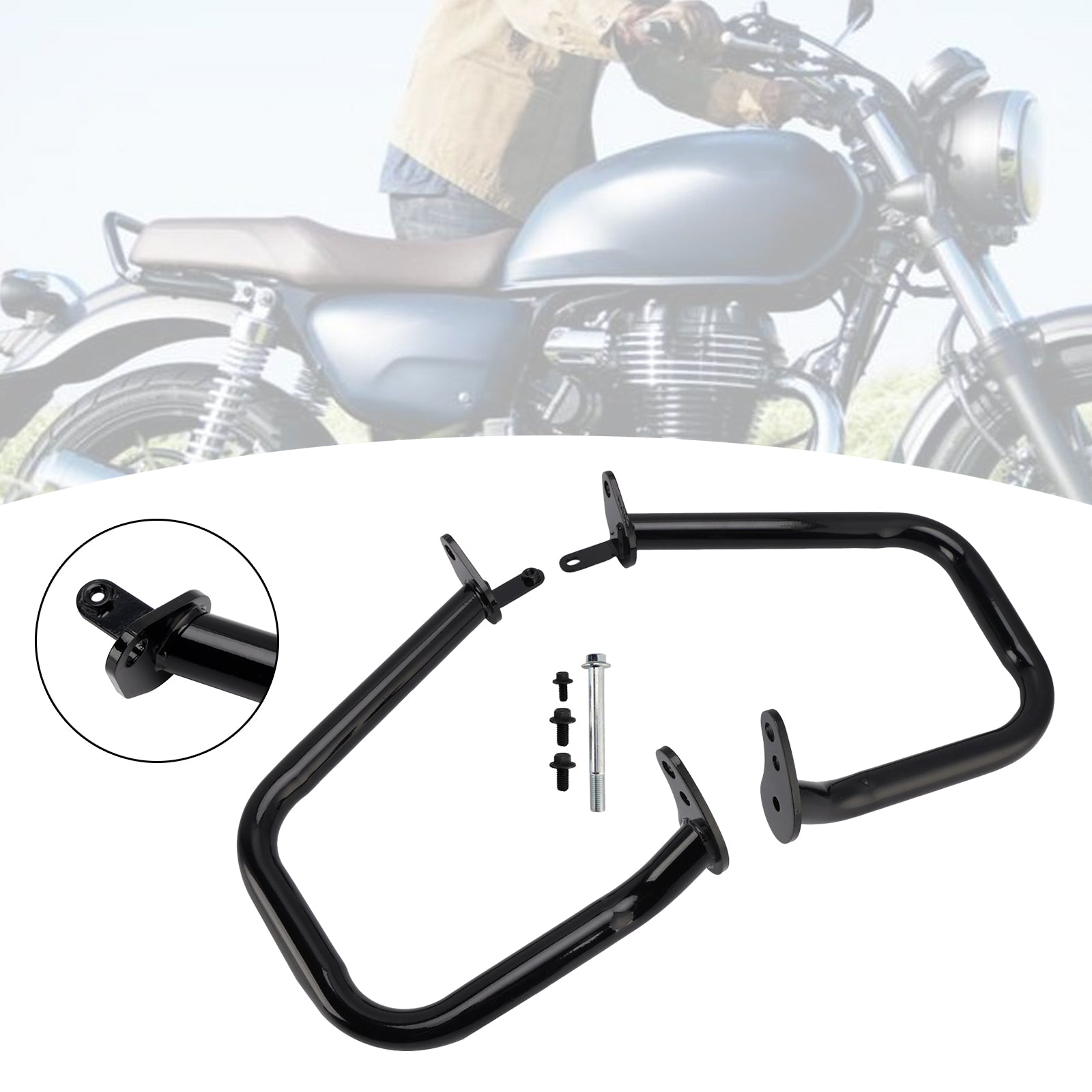 Engine Guard Frame Anti-Crash Bumper Protector For Honda Cb250 Gb350 2021-2025