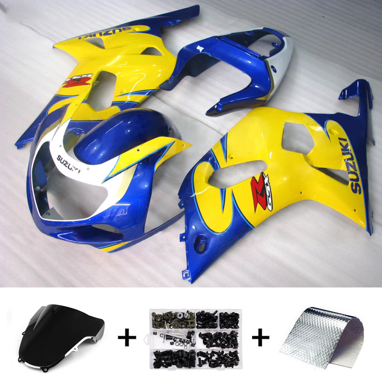 Injection Fairing Kit Bodywork For Suzuki GSXR600 2001-2003 GSXR750 2000-2003 K1