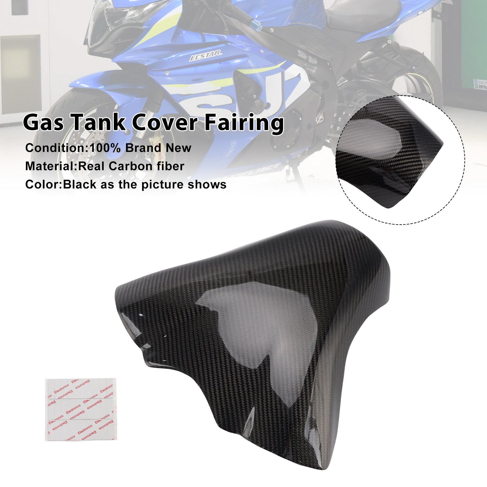 2017-2025 Suzuki GSX-R1000 GSXR1000 Real Carbon Fiber Tank Cover Fairing